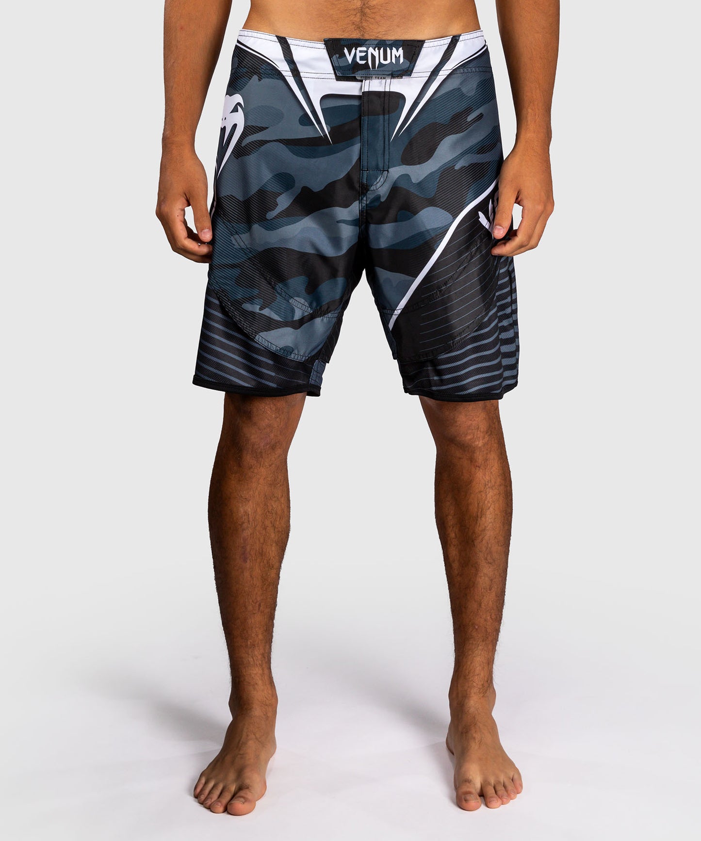 Venum Camo Hero Short de Combate - Azul Marino Oscuro/Azul
