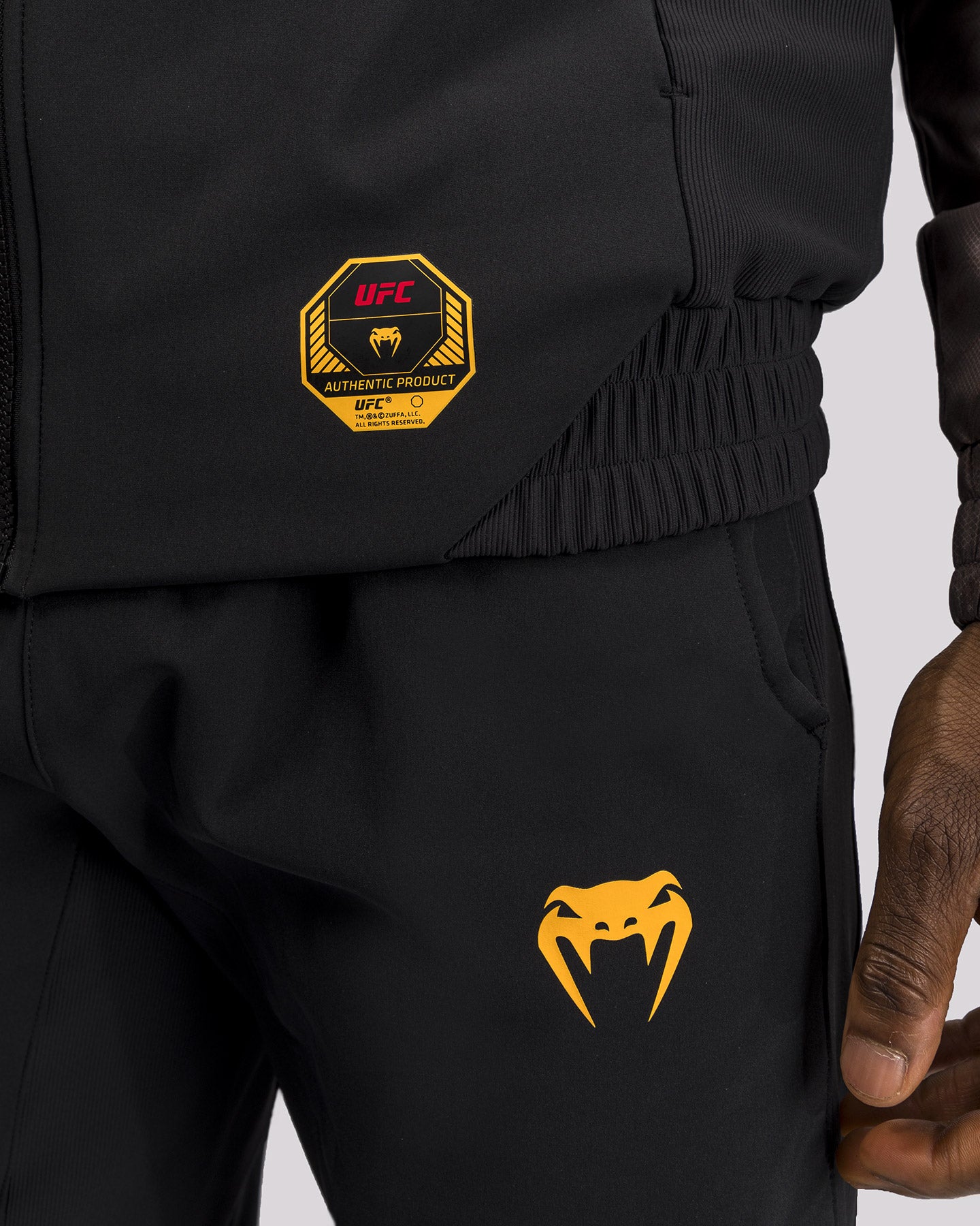 Veste à Capuche Zippé pour Hommes UFC Fusion by Venum Fight Week - Marron Terrestre