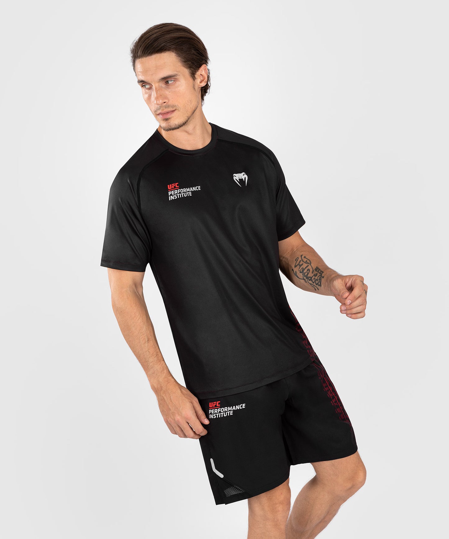 T-shirt Dry-Tech UFC Venum Performance Institute 2.0  - Noir/Rouge