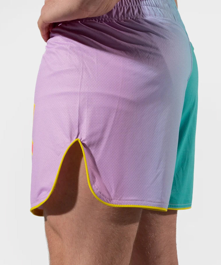 Short de Boxe Thaï Metal Boxe One Post Cutting Treats - Violet