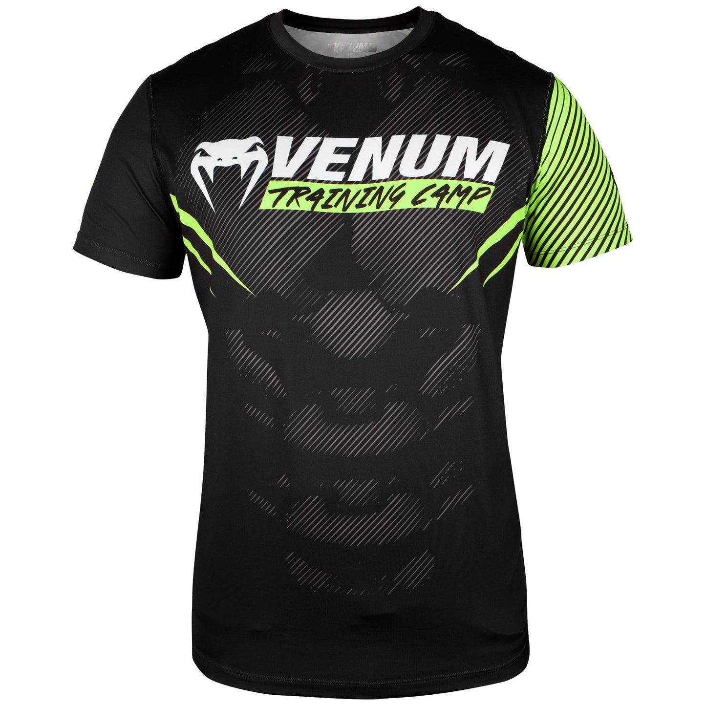 Dry Tech Venum Training Camp 2.0 T-shirt - Black/Fluorescent yellow - Exclusive