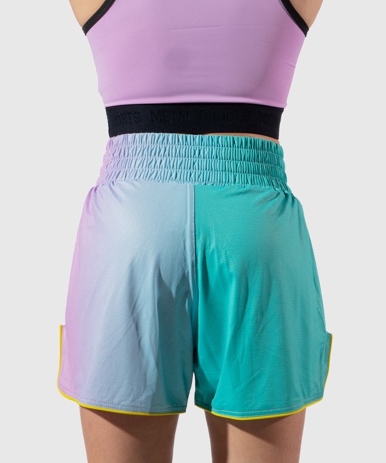 Short de Boxe Thaï Metal Boxe One Post Cutting Treats - Violet