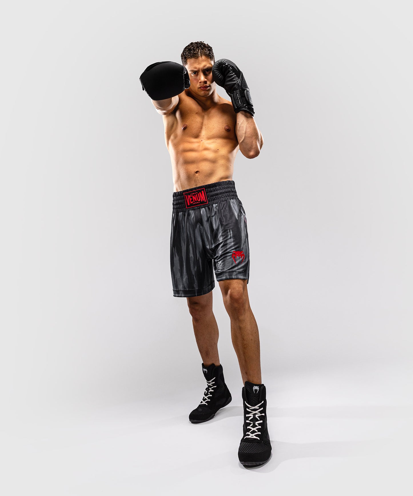 Venum Demon Short de Boxeo - Negro/Gris
