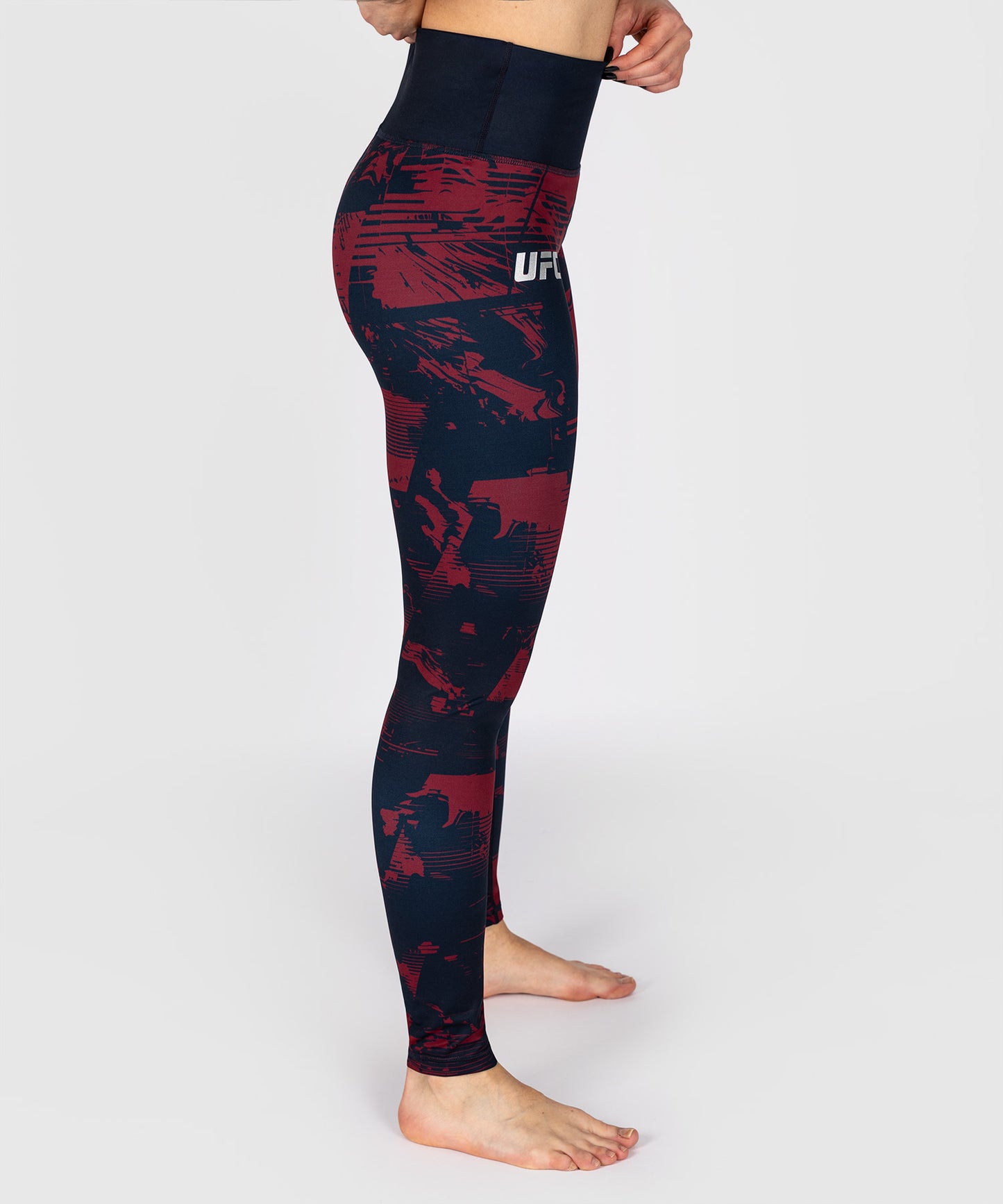 UFC Zenith by Venum Authentic Fight Week Legging Mujer - Azul marino/Burdeos/Plat