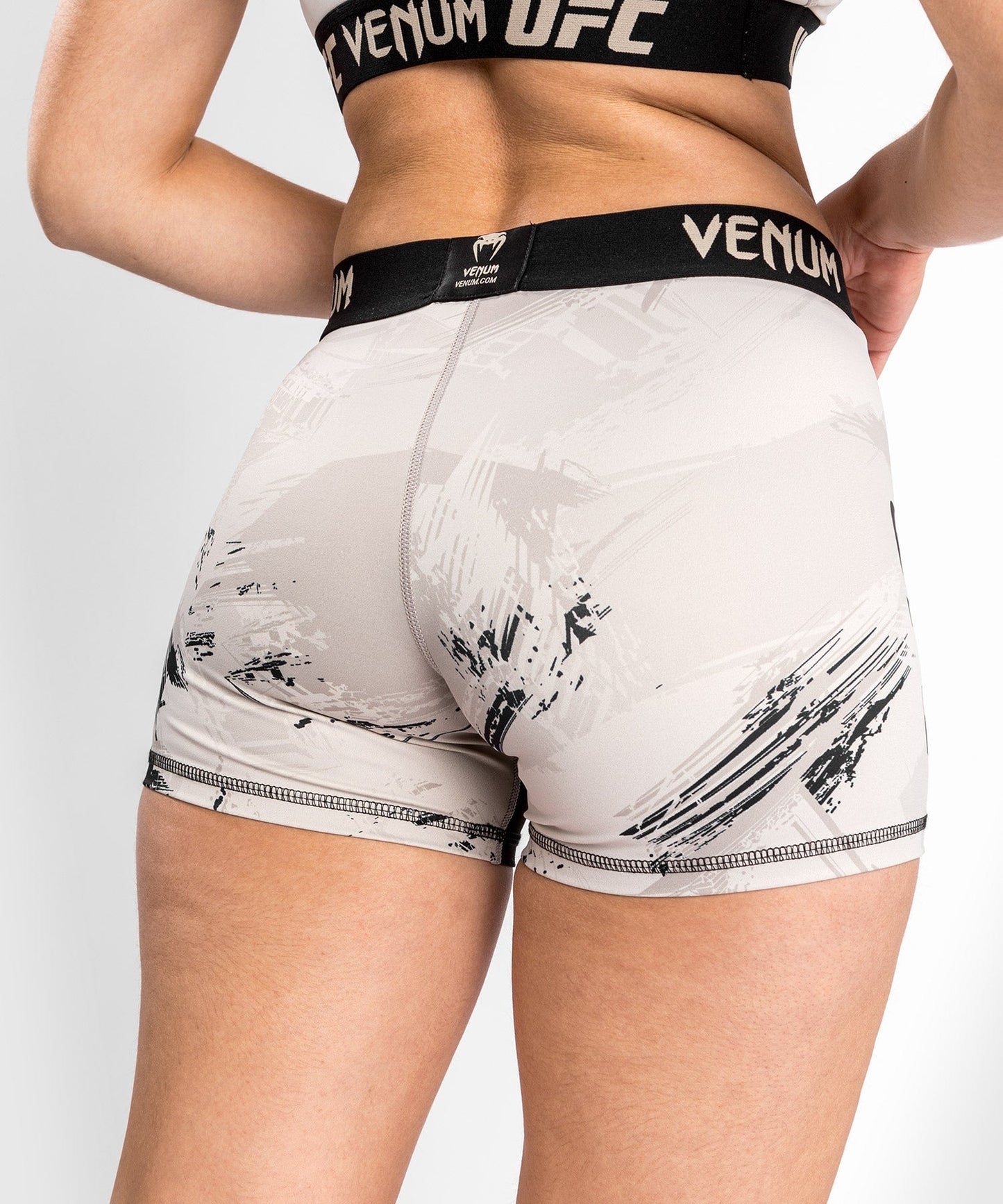 UFC Venum Authentic Fight Week 2.0 Compression Short - Women's - Sand/Black