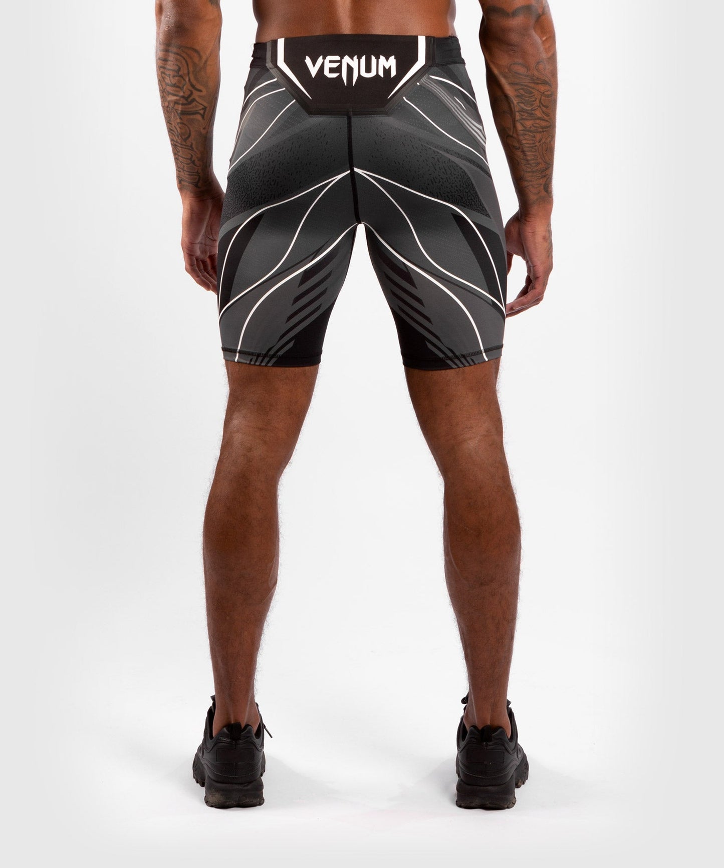 Men's UFC Venum Authentic Fight Night Compression Short - Long Cut - Black