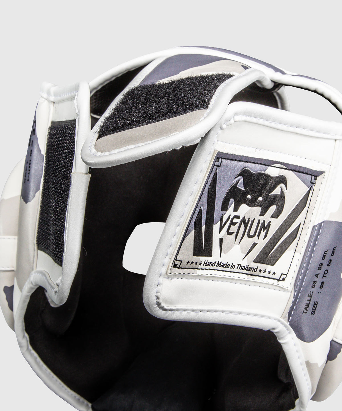 Venum Elite Casco Protettivo – Bianco/Grigio Chiaro