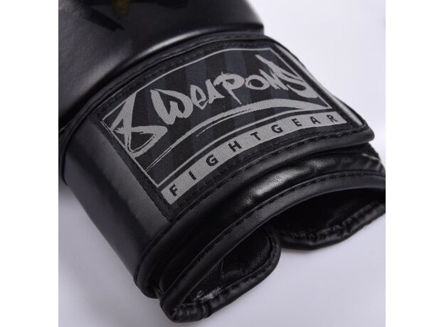 8 Weapons Unlimited Boxhandschuhe - Schwarz/Schwarz