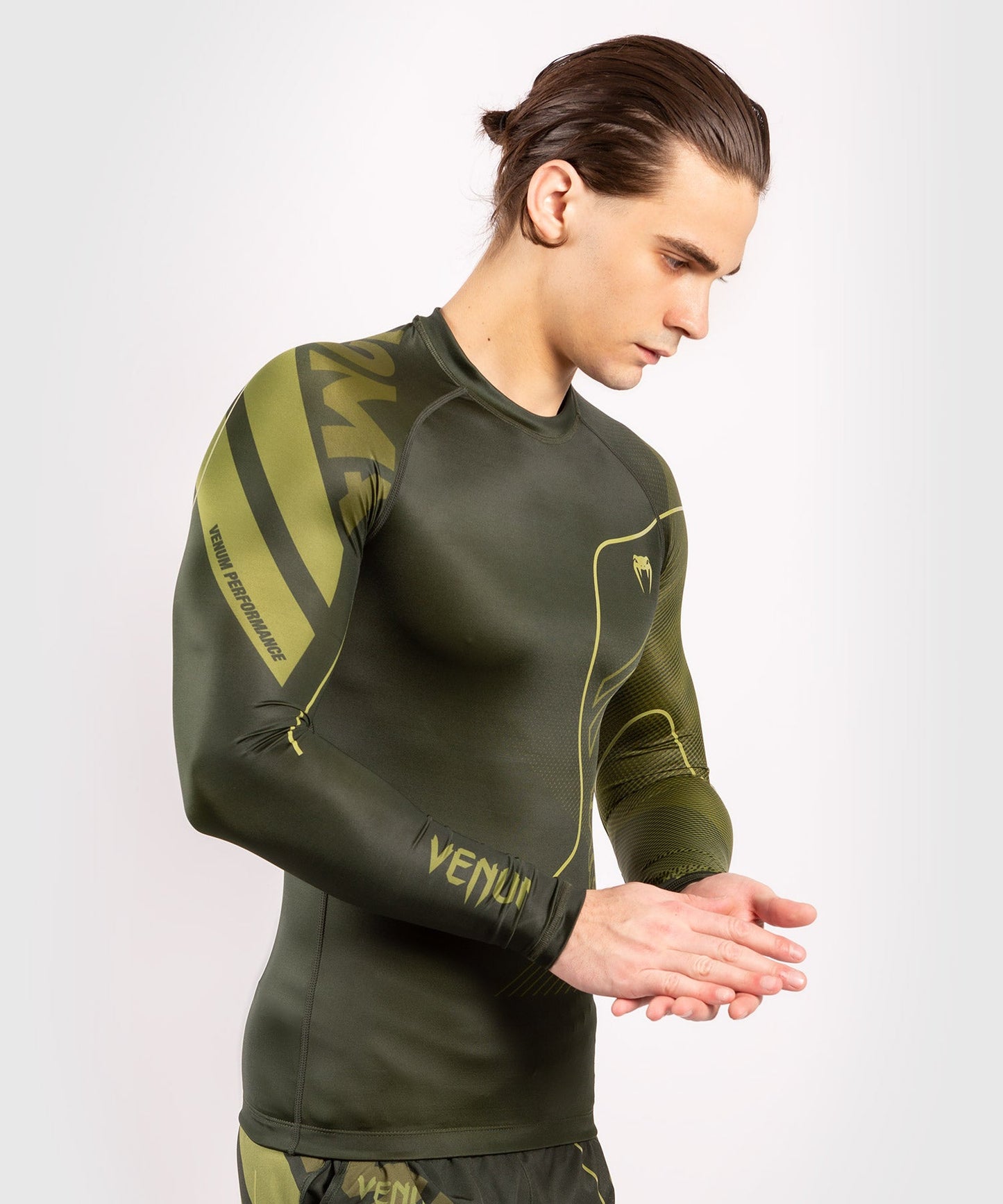 Venum Commando Edition Loma Langarm Rashguard - Khaki