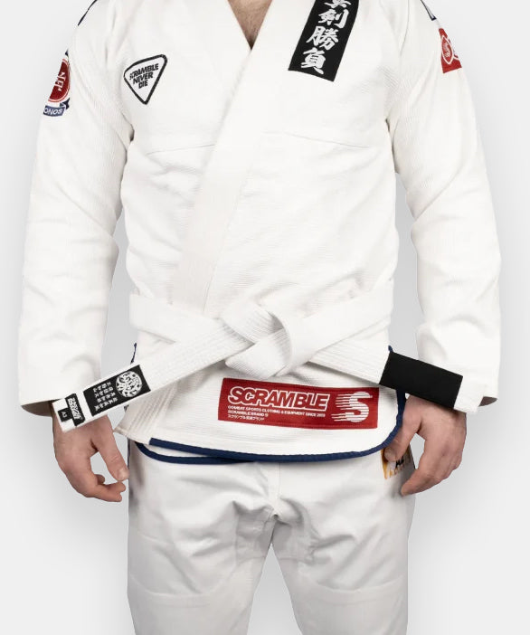 Scramble Elemental Ceinture de JJB - Blanche