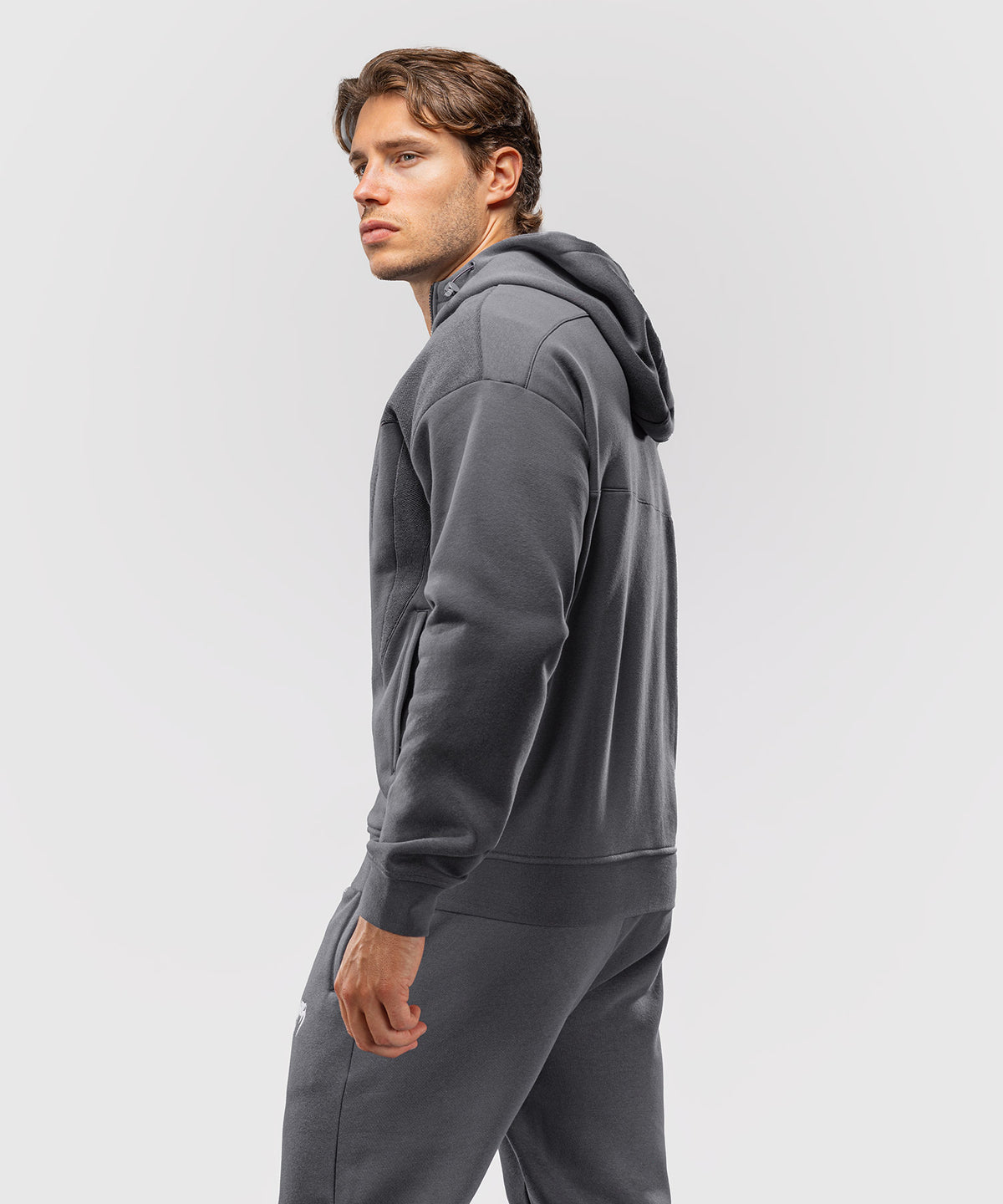 Veste de survêtement Venum Attack Fleece & Weave - Gris
