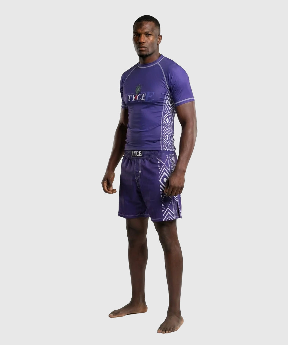 TYCE CULTURE OF WAR Shaka Zulu Grappling-Rashguard - Violett