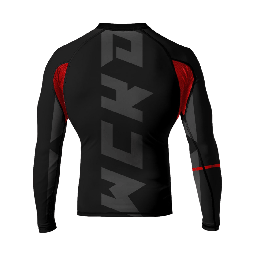 Wicked One Reset Rashguard - Negro/Rojo