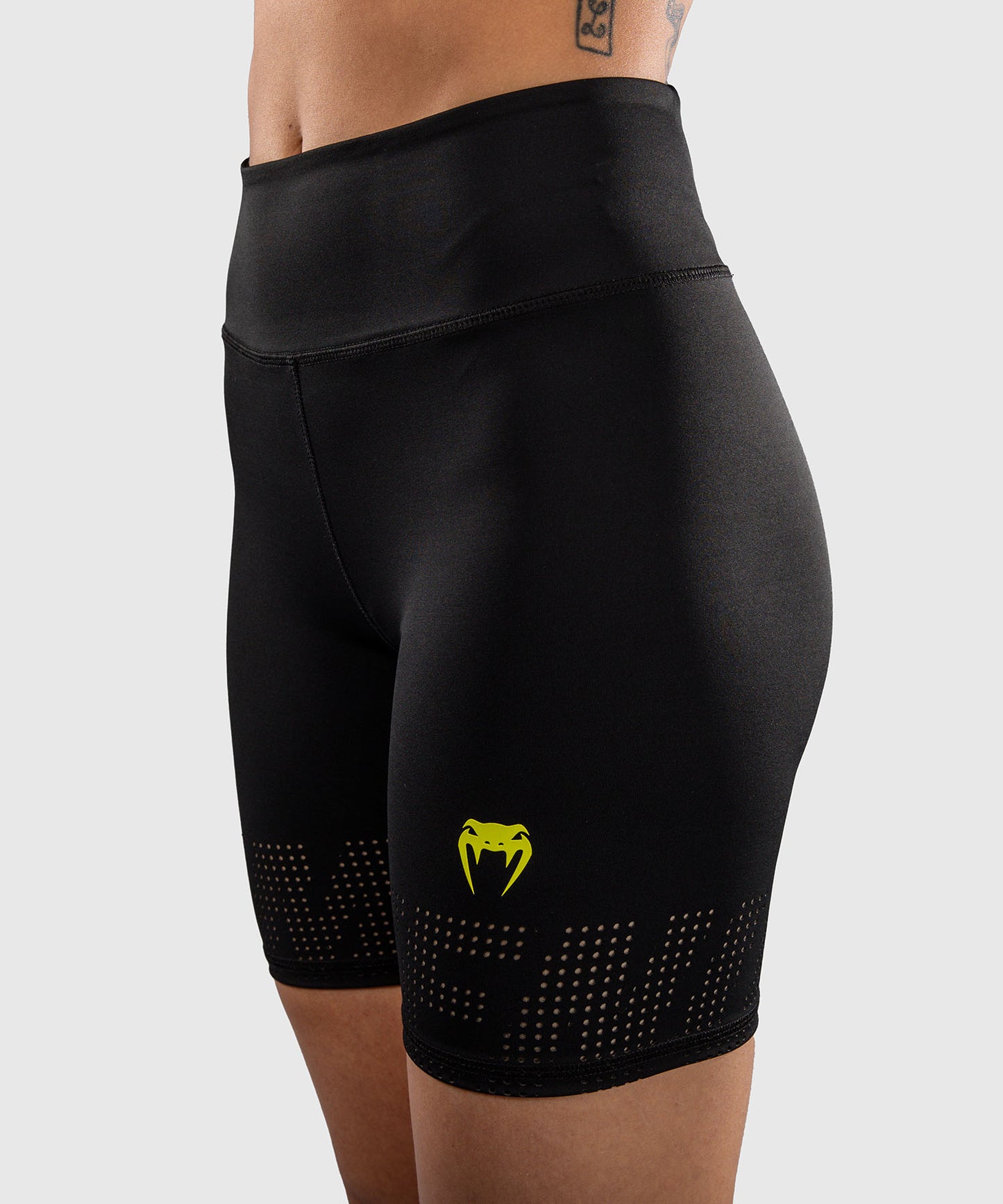 Short de Compression Venum Lazer Pour Femme - Noir/Jaune