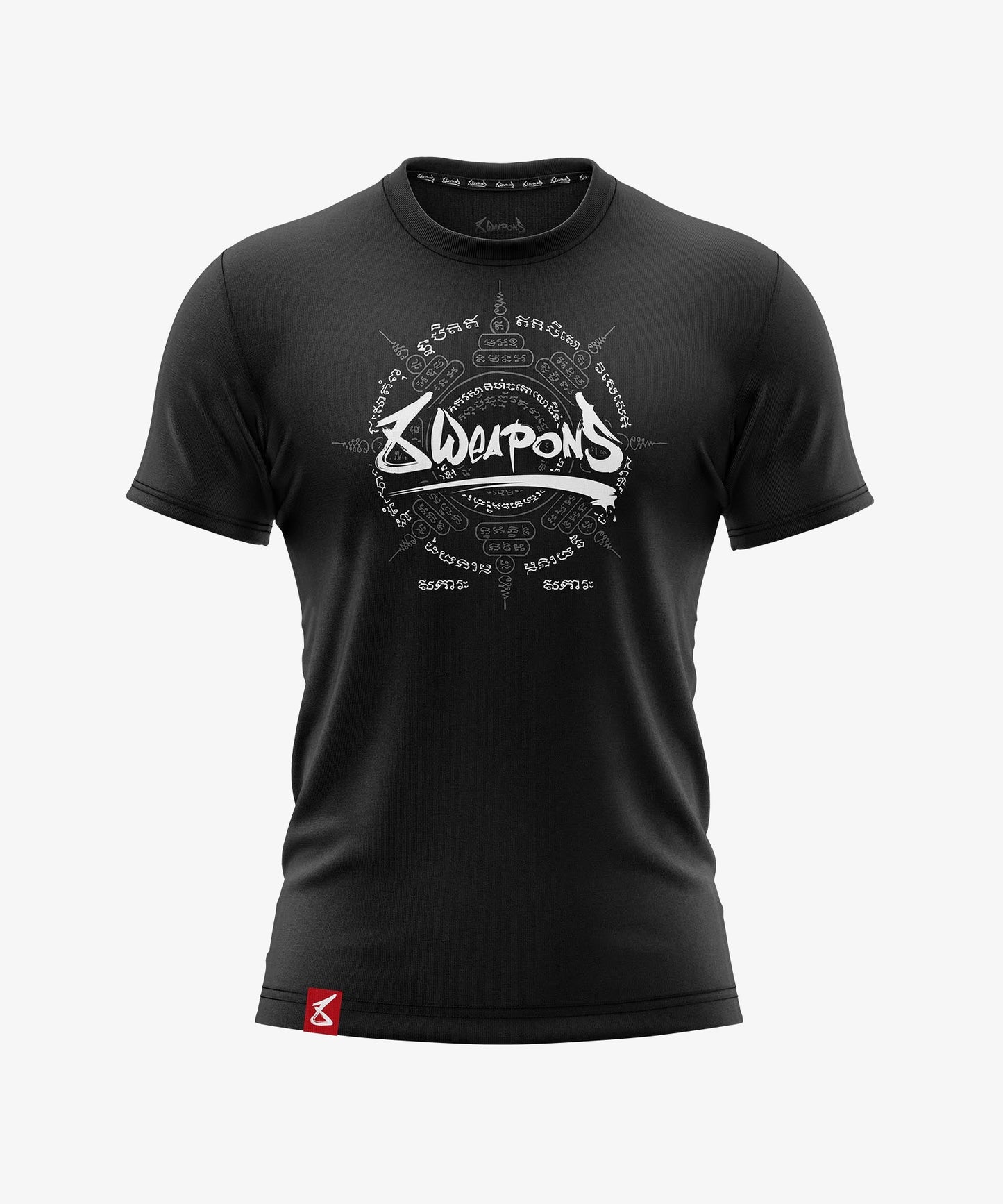 8 Weapons 8 Ways Yant 2.0 T-Shirt - Schwarz/Grau