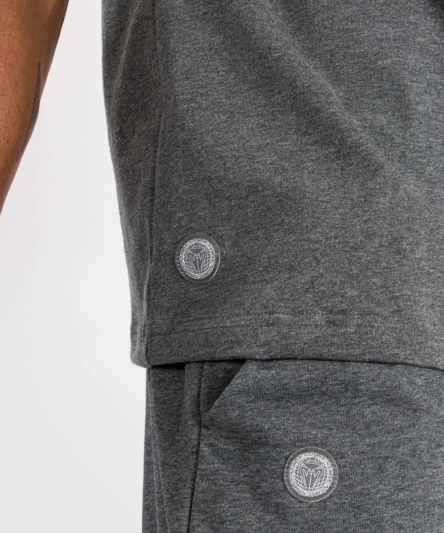 Venum Vortex XL Herren T-Shirt - Dunkelgrau Meliert