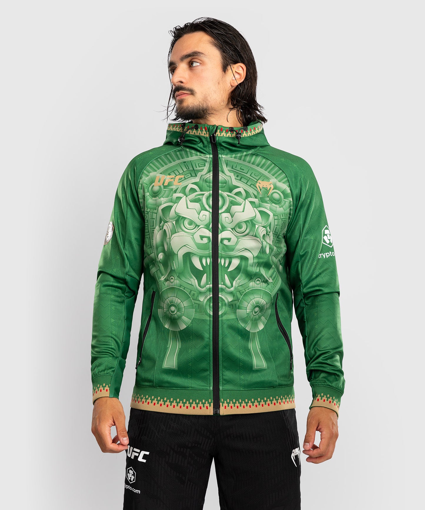 Noche UFC 2.0 By Venum Authentic Fight Night Felpa con cappuccio - Verde