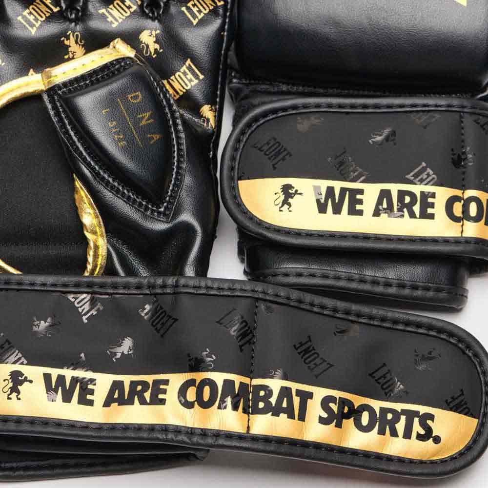 Leone DNA MMA-Handschuhe - Schwarz/Gold