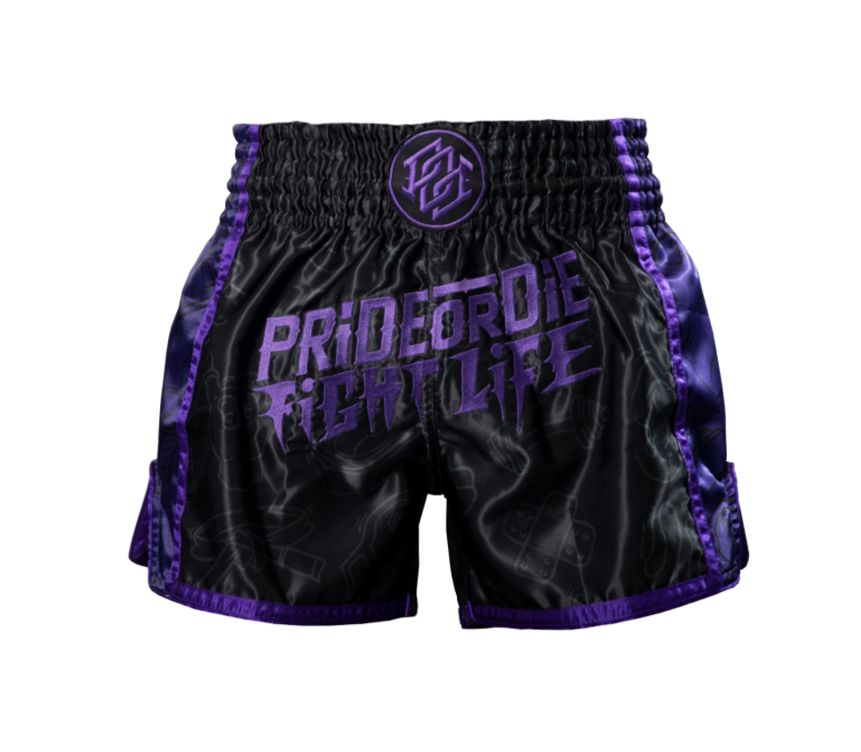 Pride Or Die Fight Life Pantalones de Muay Thai