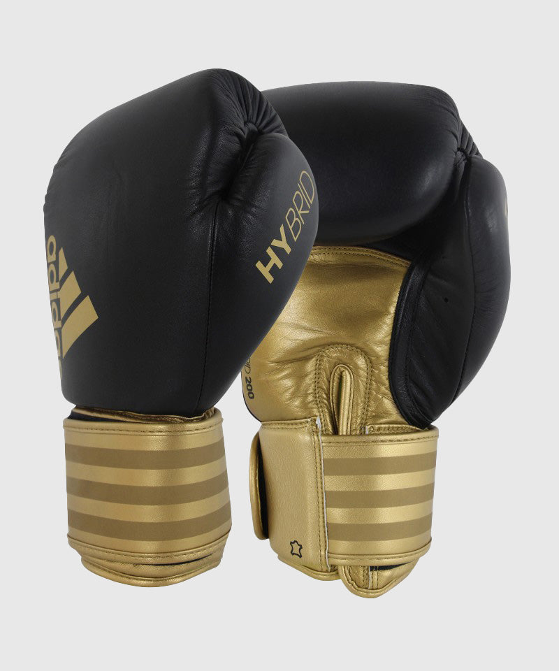 Adidas Hybrid 200 Boxhandschuhe - Schwarz/Gold