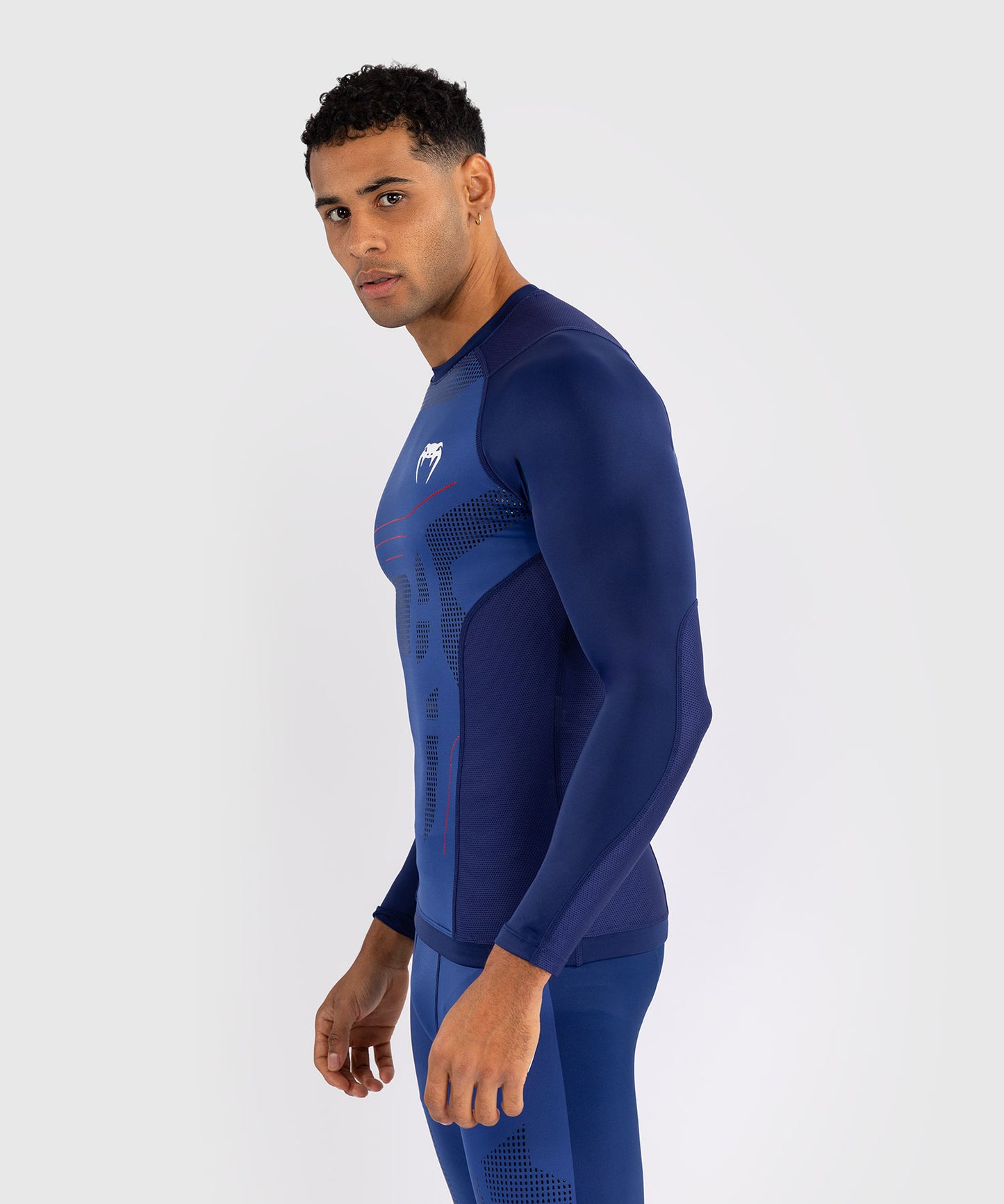 Venum Technical 3.0 Rashguard a Maniche Lunghe - Blu Notte