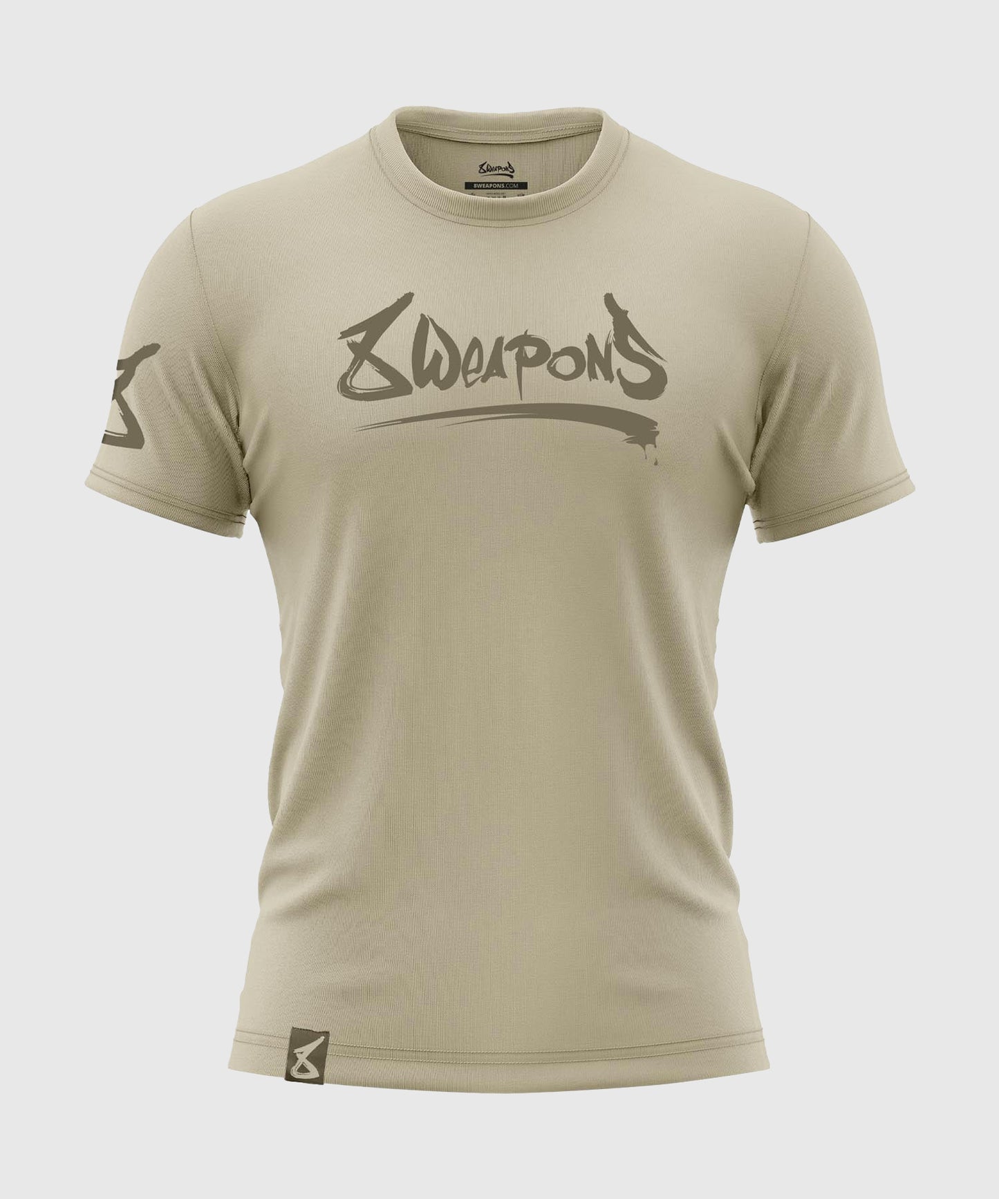 8 Weapons Unlimited T-shirt - Sabbia