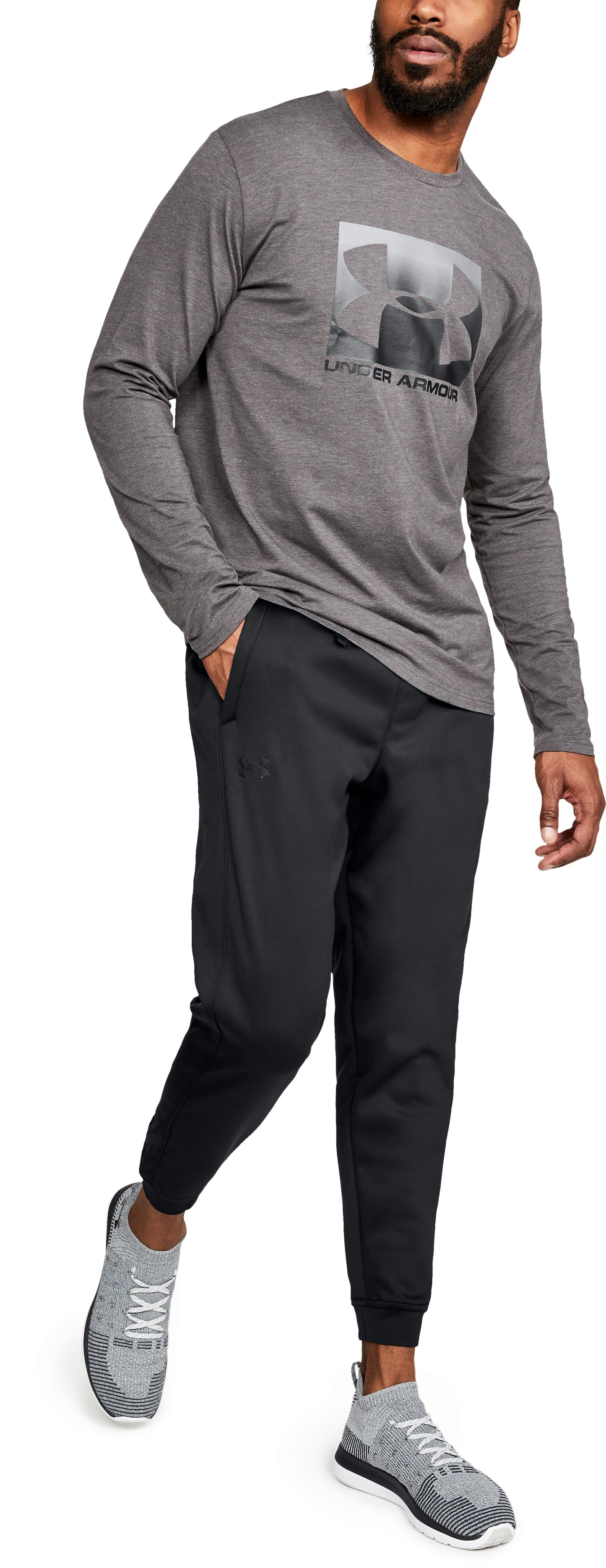 Under Armour Fleece Pantalón de Jogging – Negro