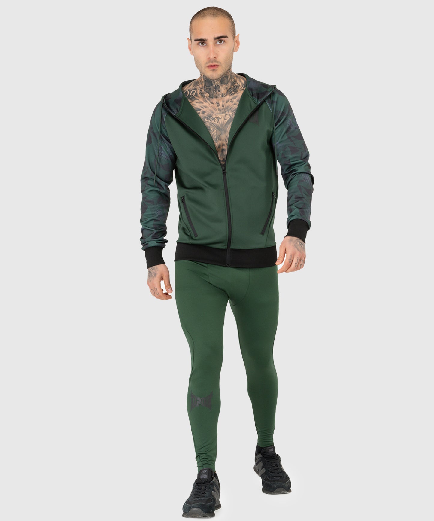 Tapout Training Leggings - Grün/Schwarz