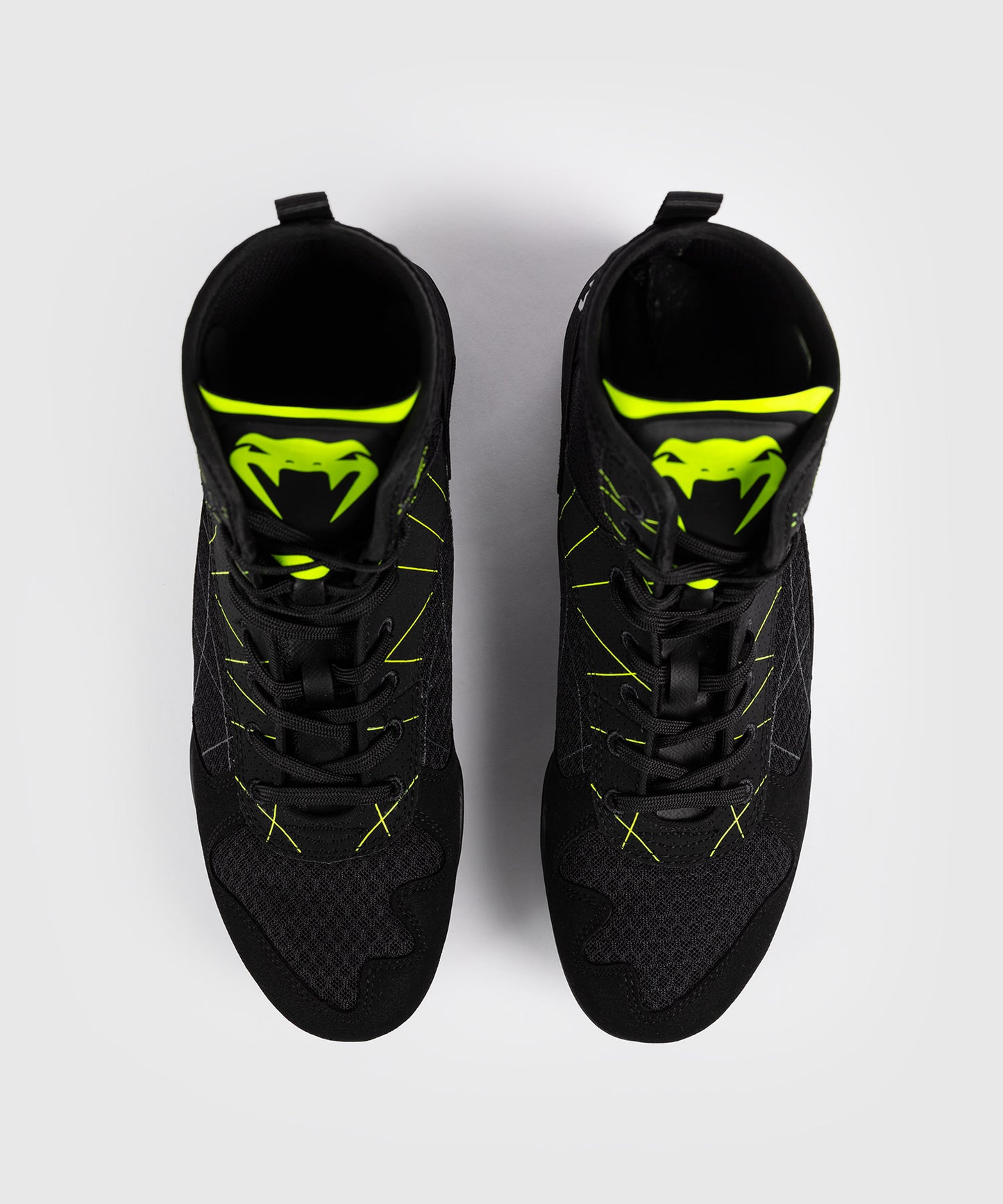 Venum Training Camp 4.0 Elite Boxing Schuhe - Schwarz/Neon Grün