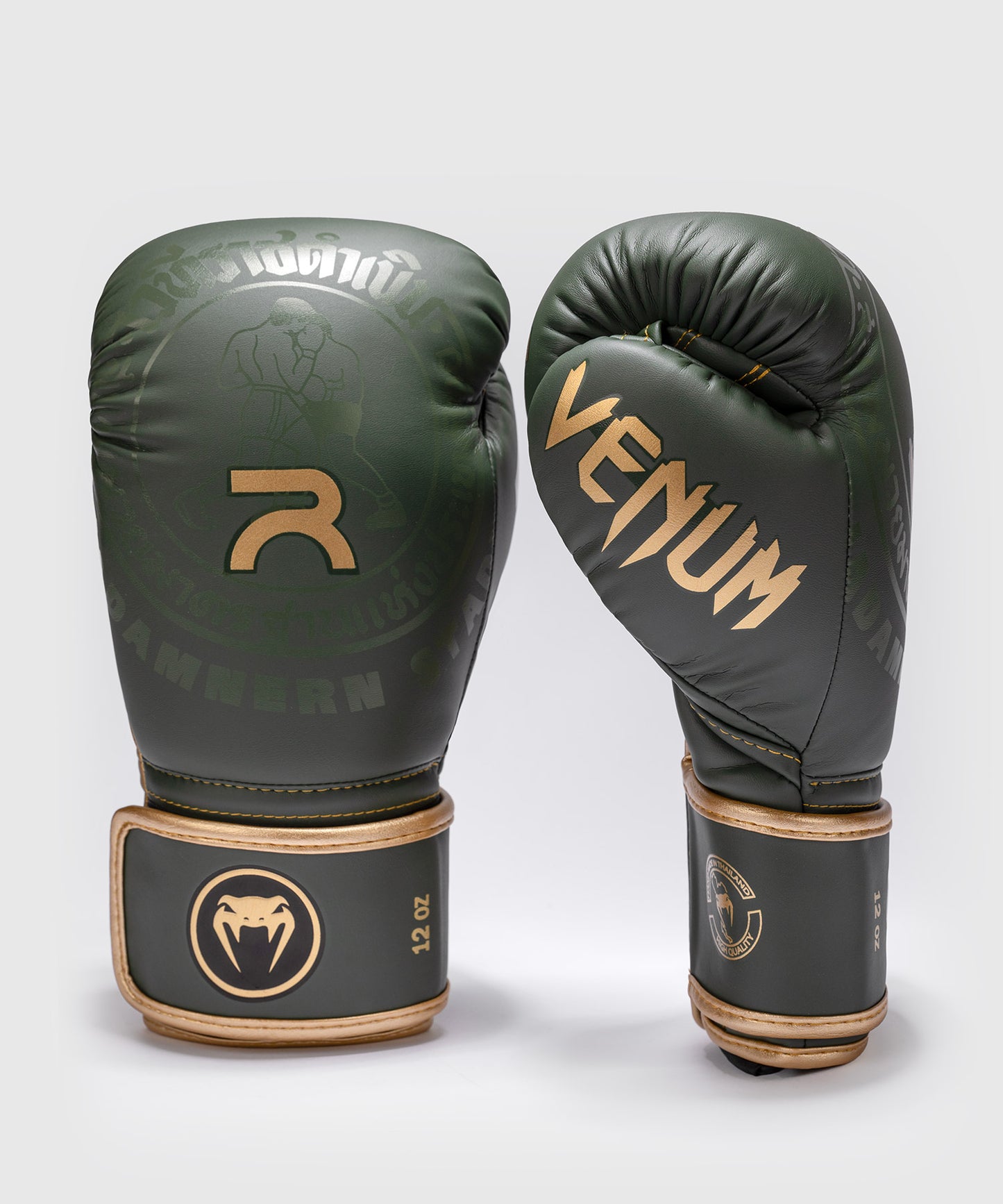 Gants de Boxe Venum x Rajadamnern - Vert Militaire
