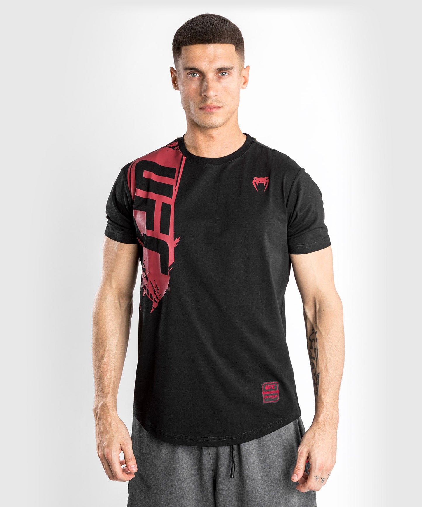 Venum Authentic Fight Week 2.0 UFC T-Shirt - Kurzarm - Schwarz/Rot