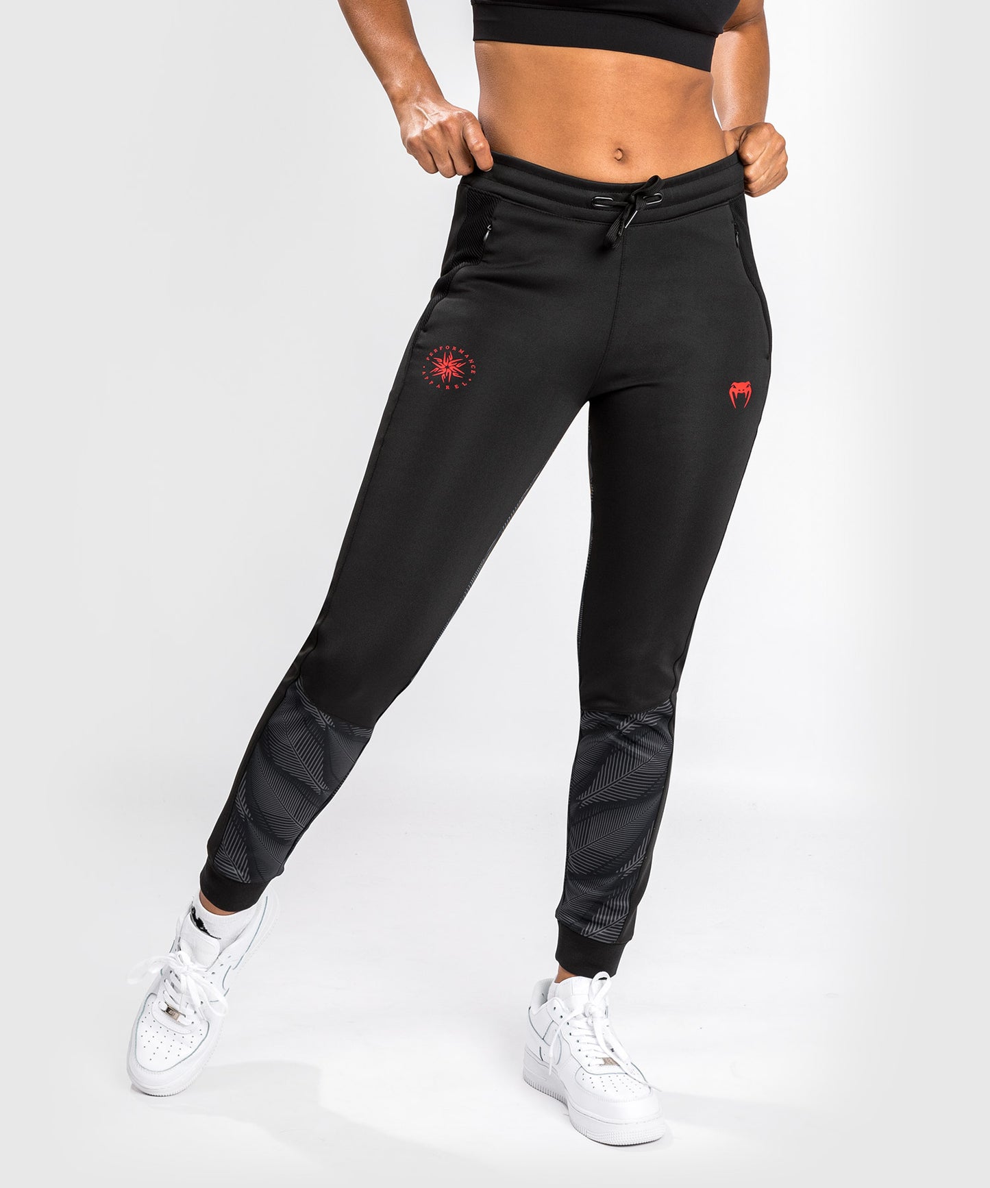 Venum Phantom Jogginghose - Für Frauen - Schwarz/Rot