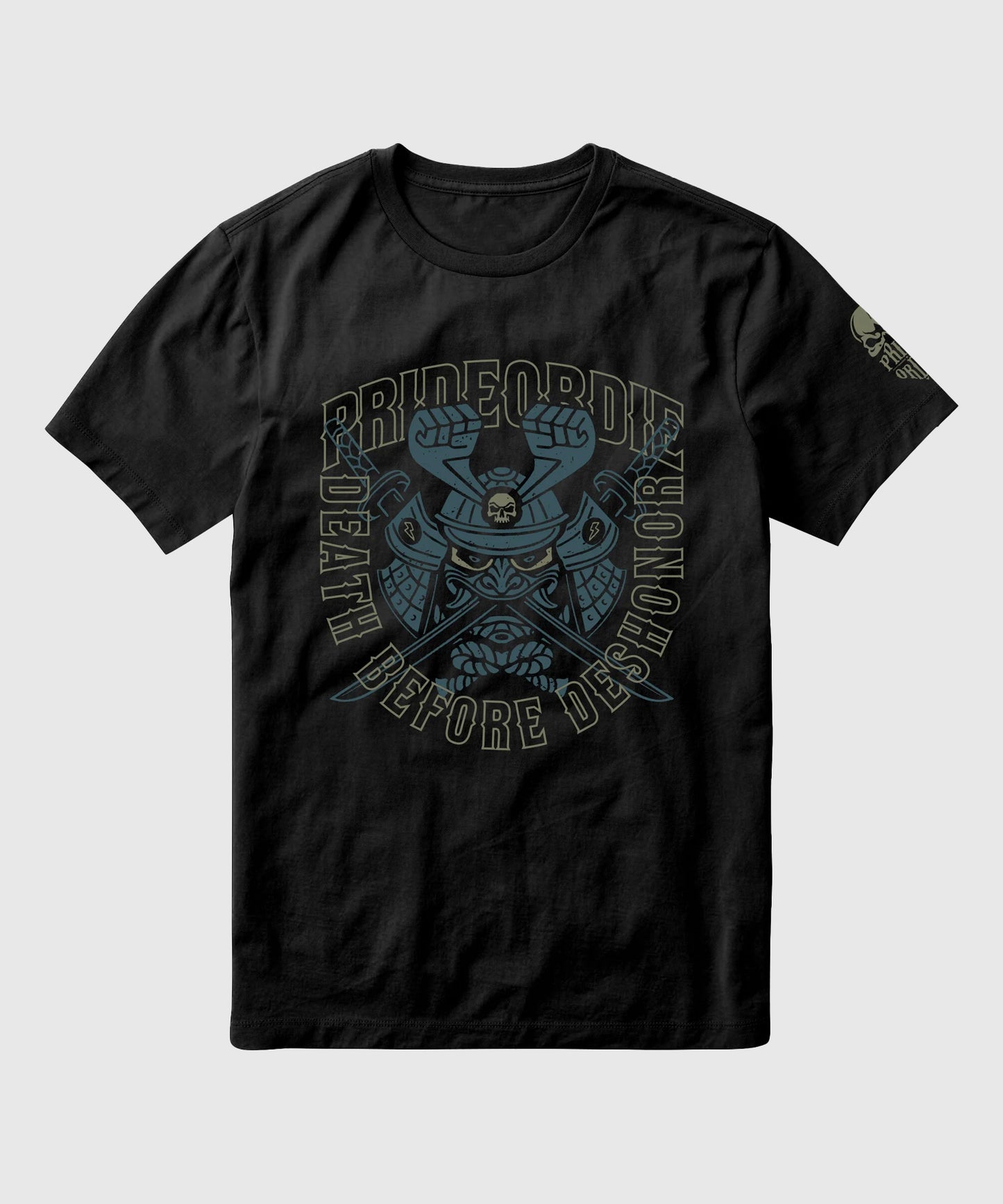 T-Shirt Pride Or Die Samuraï - Noir