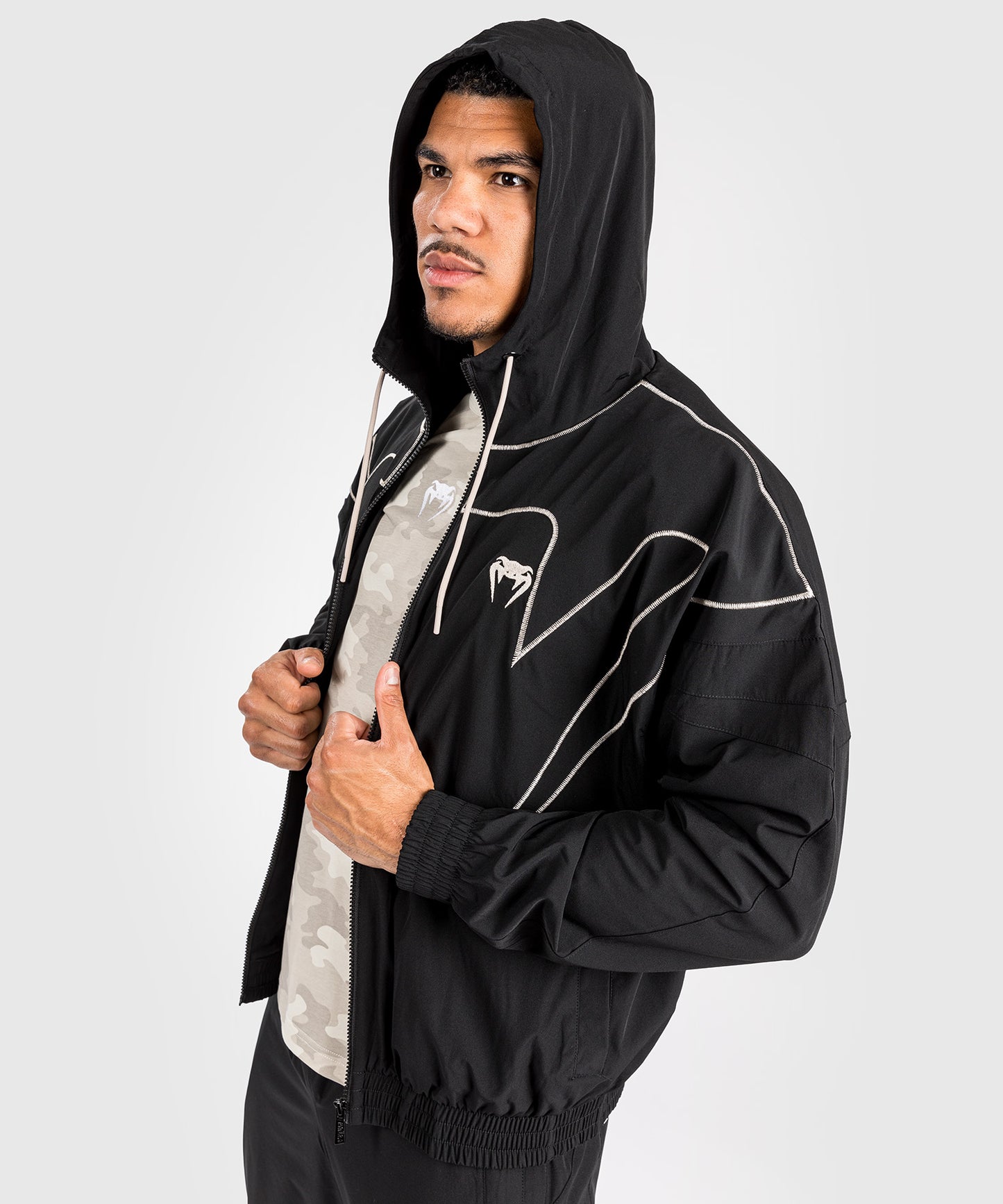 Veste de survêtement Venum Attack 90 - Noir/Blanc