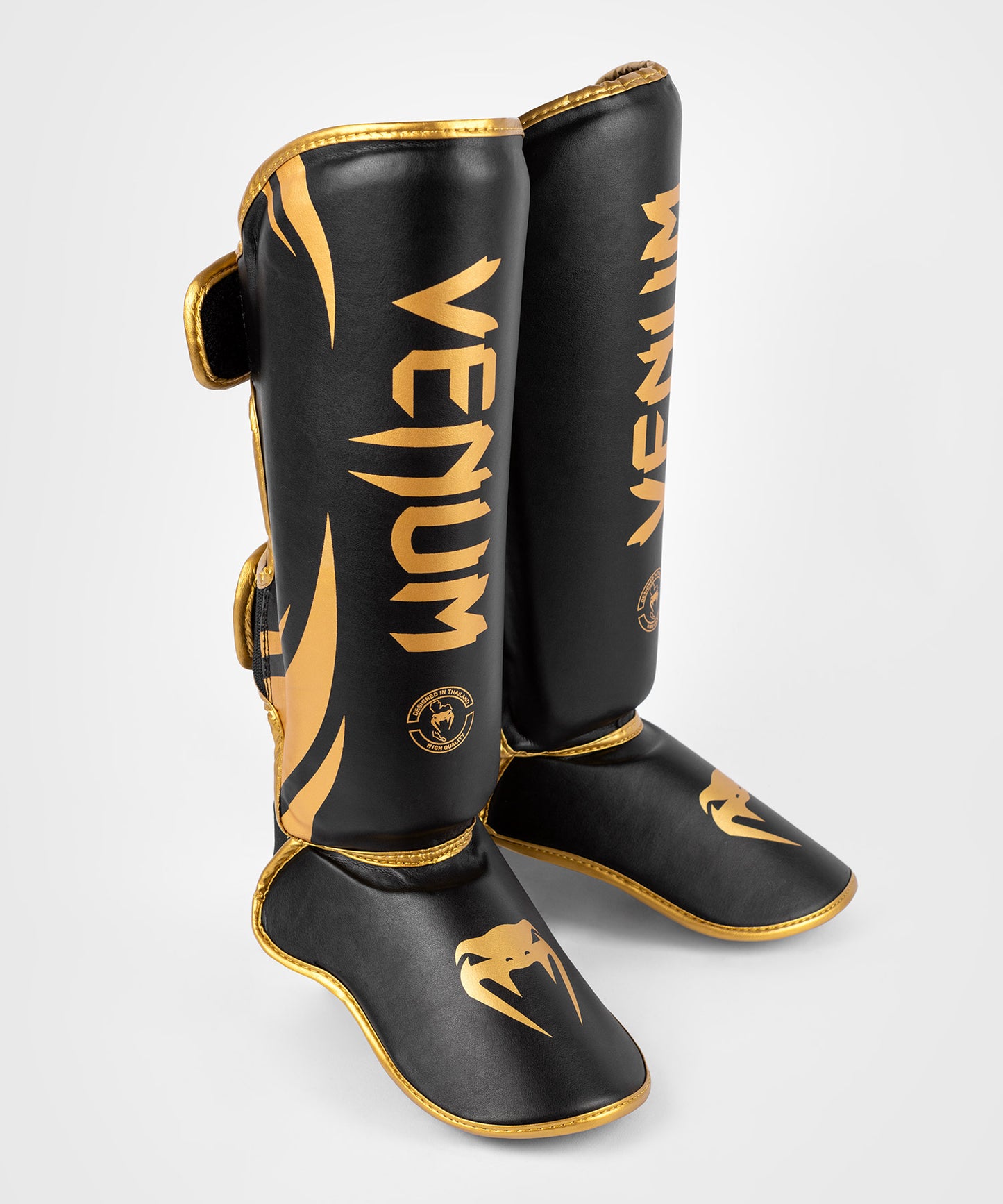 Venum Challenger Standup-Schienbeinschoner – Schwarz/Gold