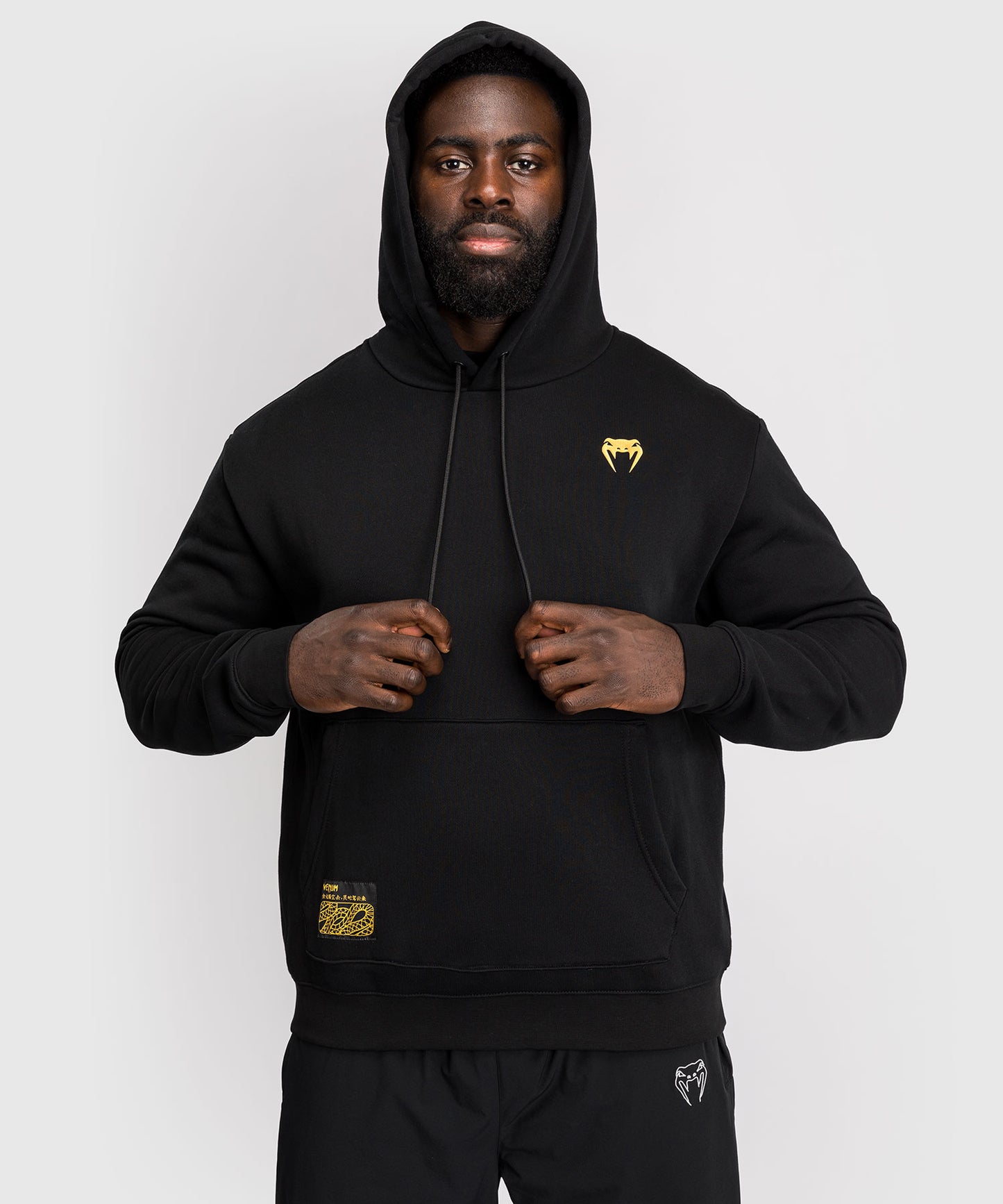 Sweat à Capuche Venum Serpenti – Noir/Argent/Or