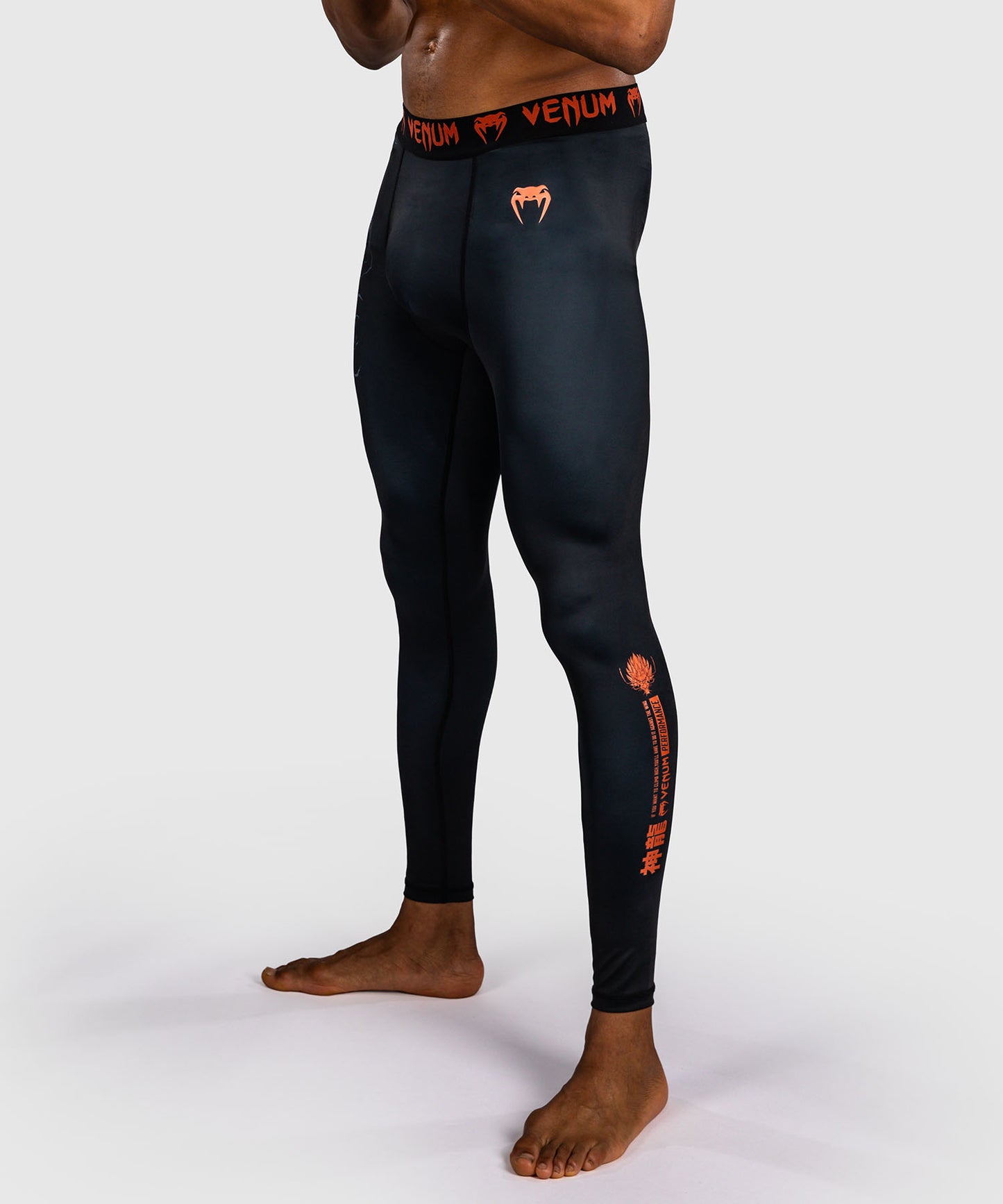 Venum Thunder Dragon Spats - Black/Grey/Copper