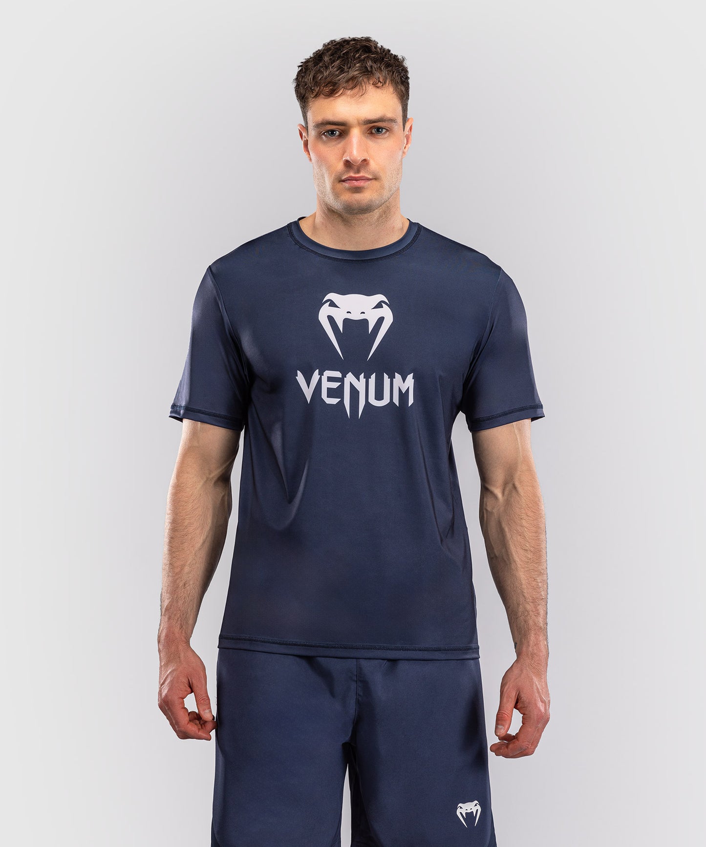 Venum Classic Camiseta Dry Tech - Azul marino/Blanco