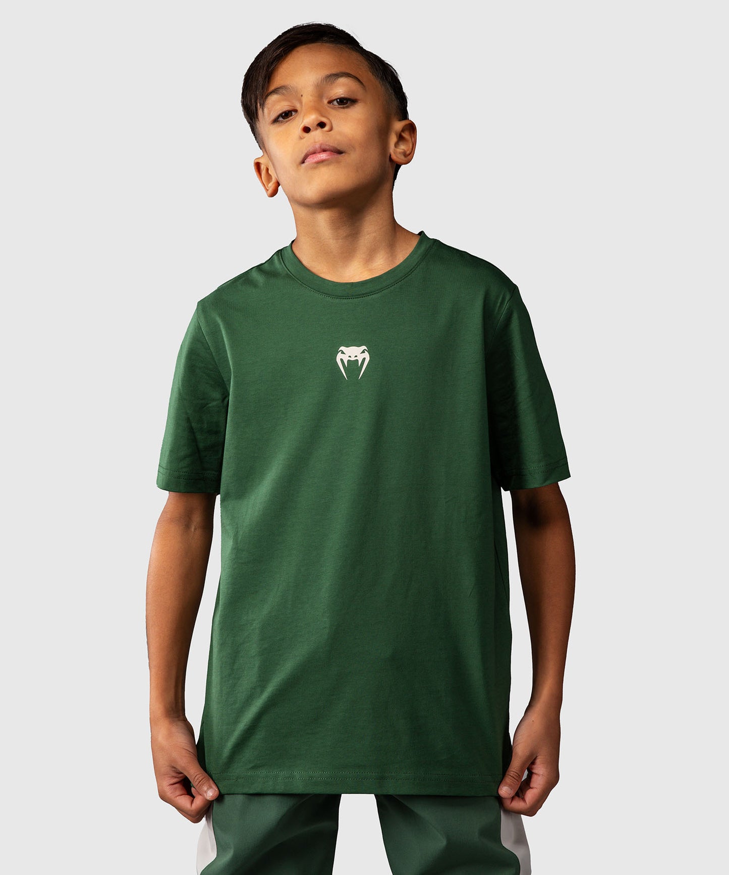T-shirt pour Enfants Venum Contender – Vert Forêt/ Blanc Cassé