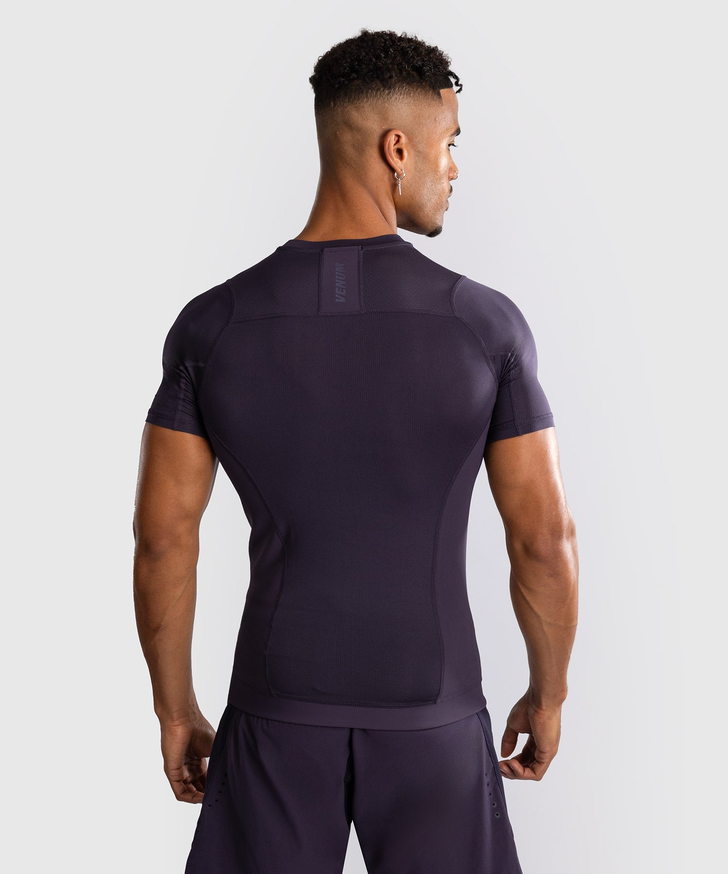 Rashguard à Manches Courtes Venum G-Fit Air pour Hommes - Violet Intense