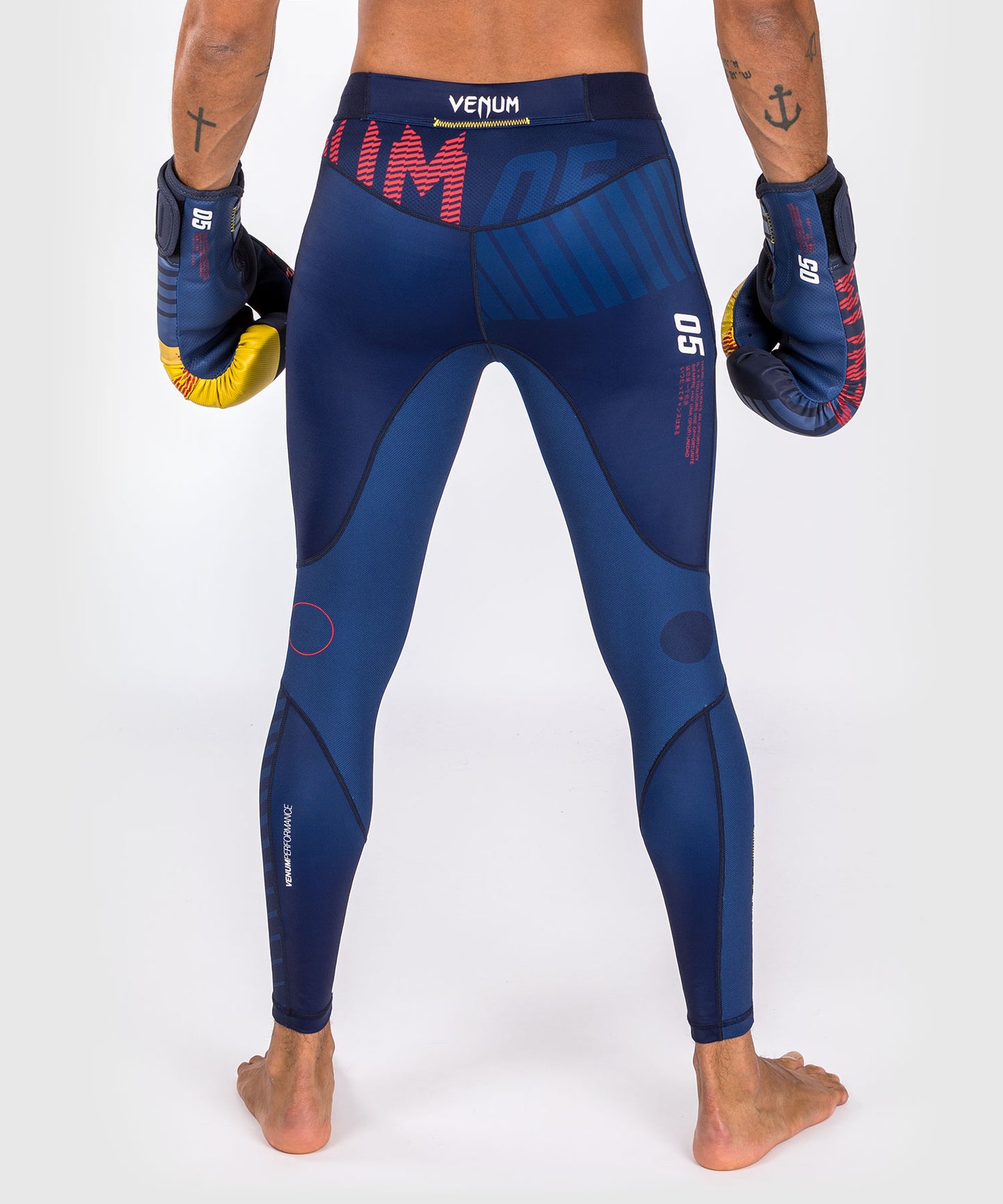 Venum Sport 05 Pantalón de compresión - Azul/Amarillo