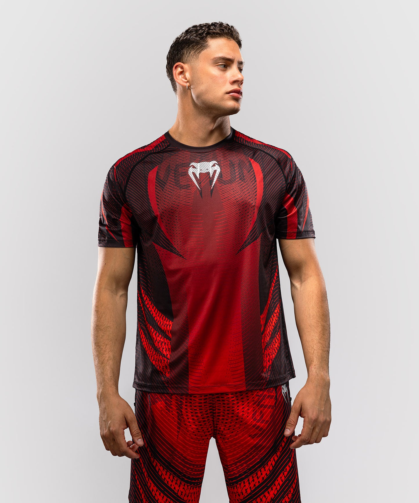Venum Galactic 3.0 Dry Tech Camiseta - Rojo/Plata