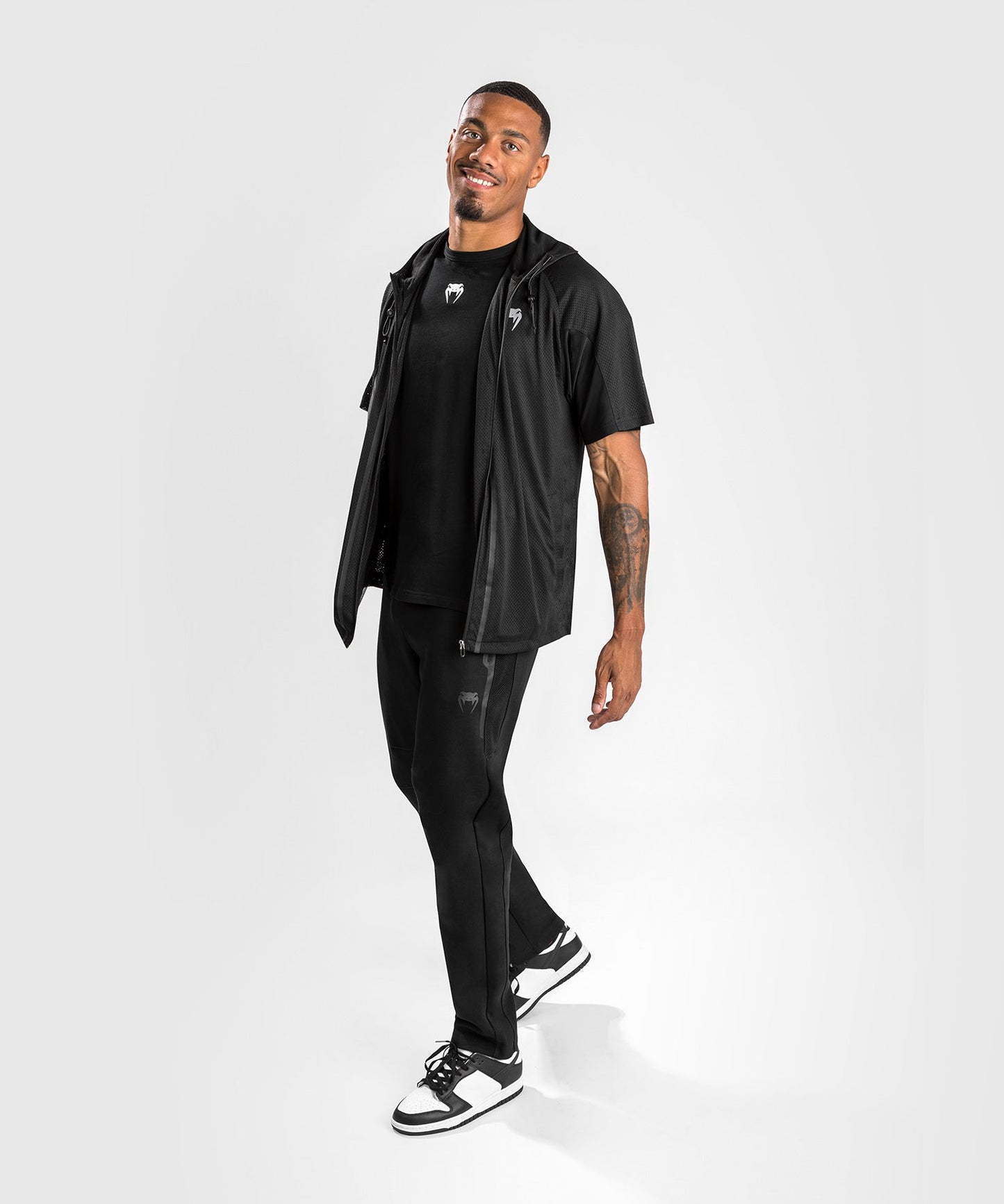 Venum Electron 3.0 Dry Tech Jacket - Short Sleeve - Black