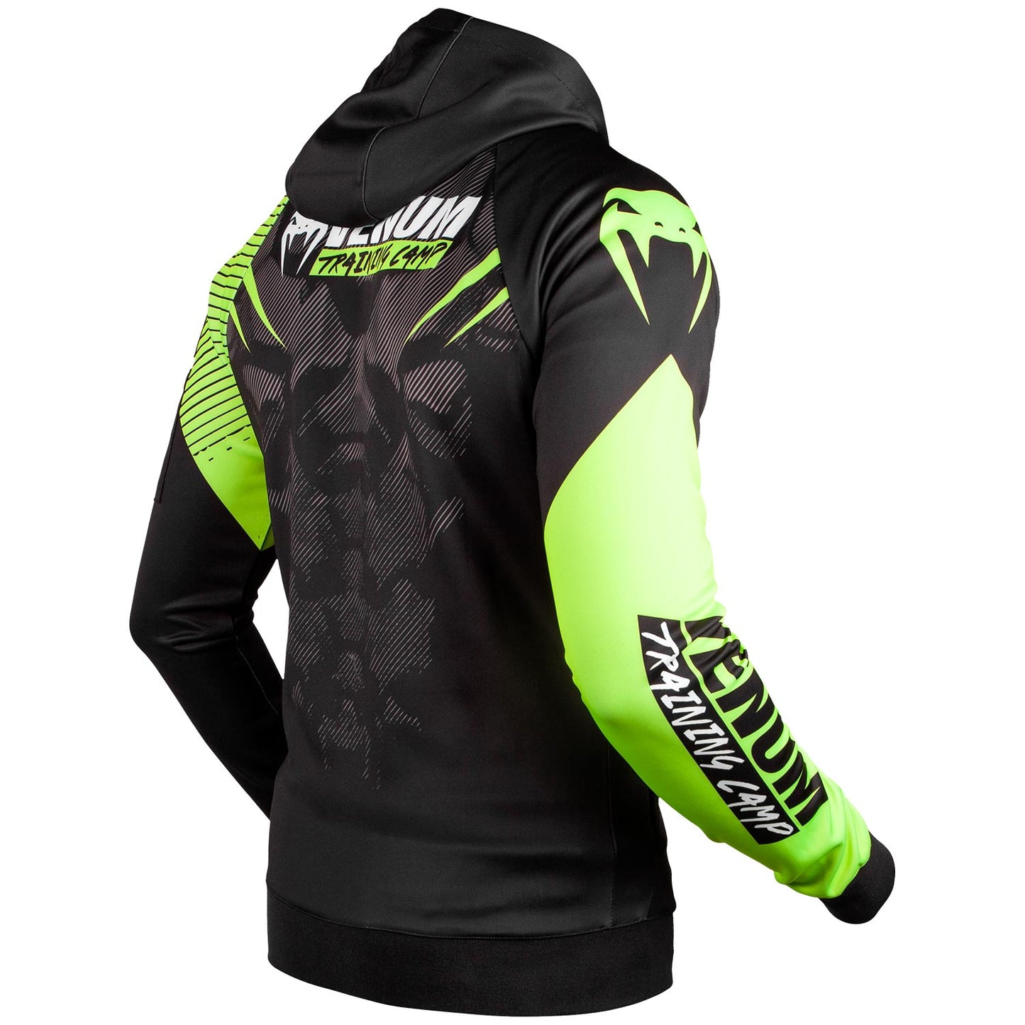 Sweatshirt Venum Training Camp 2.0 - Noir/Jaune Fluo - Exclusivité