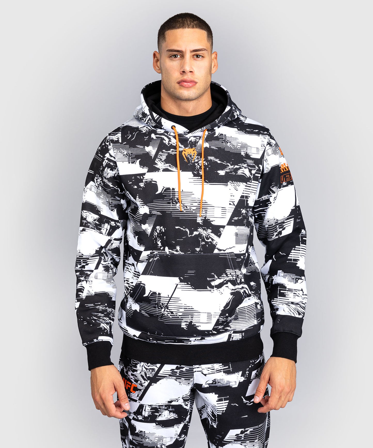 Sweat à capuche Homme UFC Zenith by Venum Authentic Fight Week - Blanc