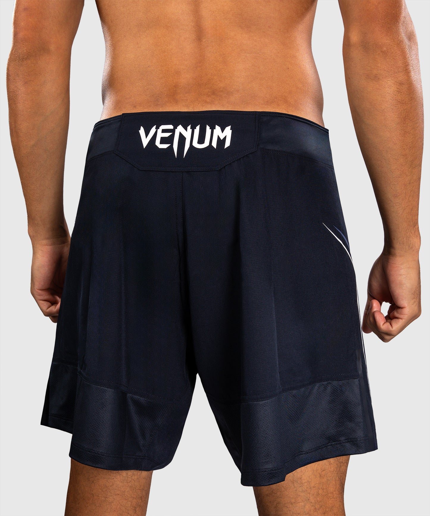 Venum G-Core Pantalón Corto de Combate - Azul Marino/Blanco