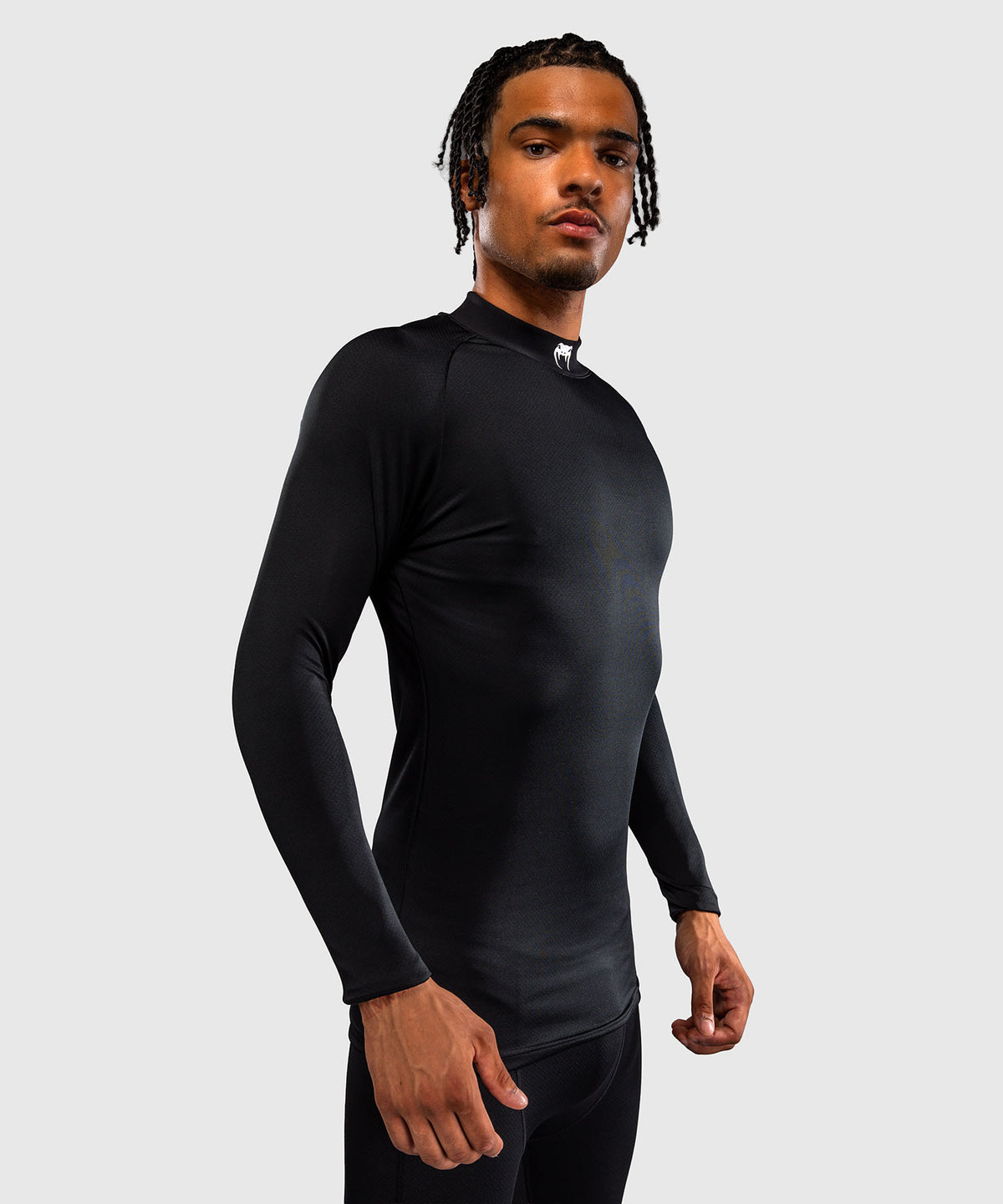 Venum MX Basics Langarmshirt - Schwarz/Weiß