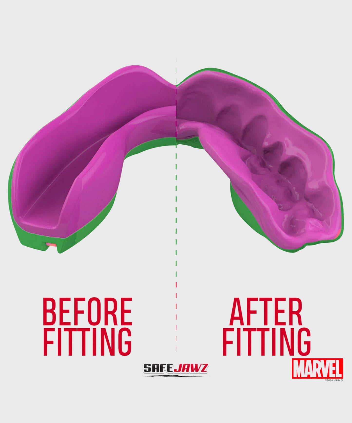 Safejawz Marvel - The Hulk Protector Bucal - Verde