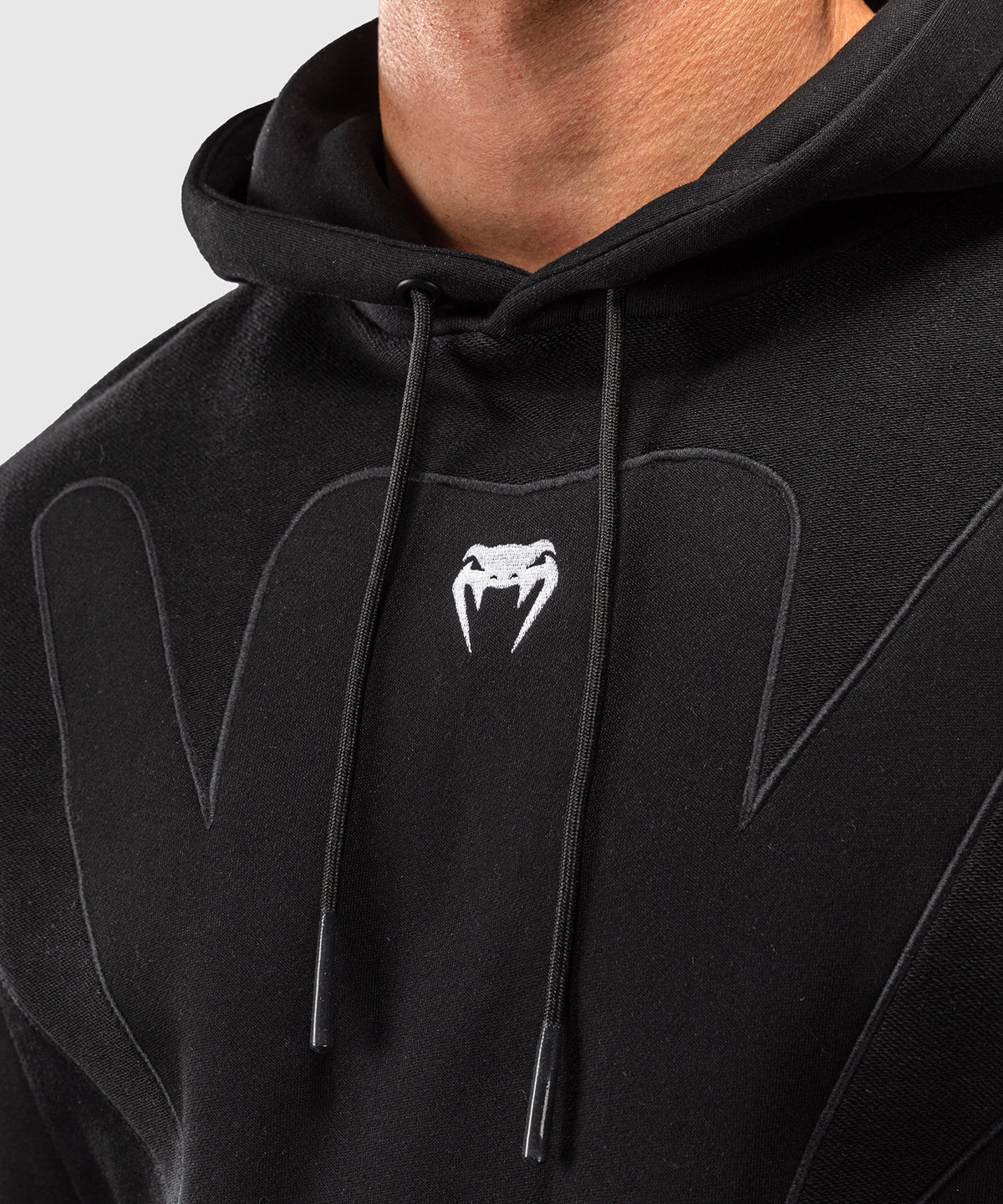 Sweat à capuche Venum Attack Fleece & Weave - Noir