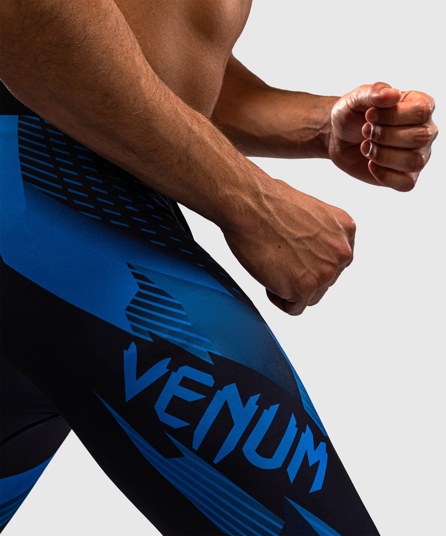Venum No-Gi 6.0 Spats - Negro/Azul